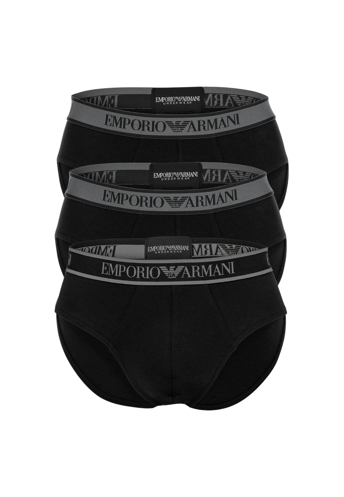 Pack 3 slip In Cotone Organico Black