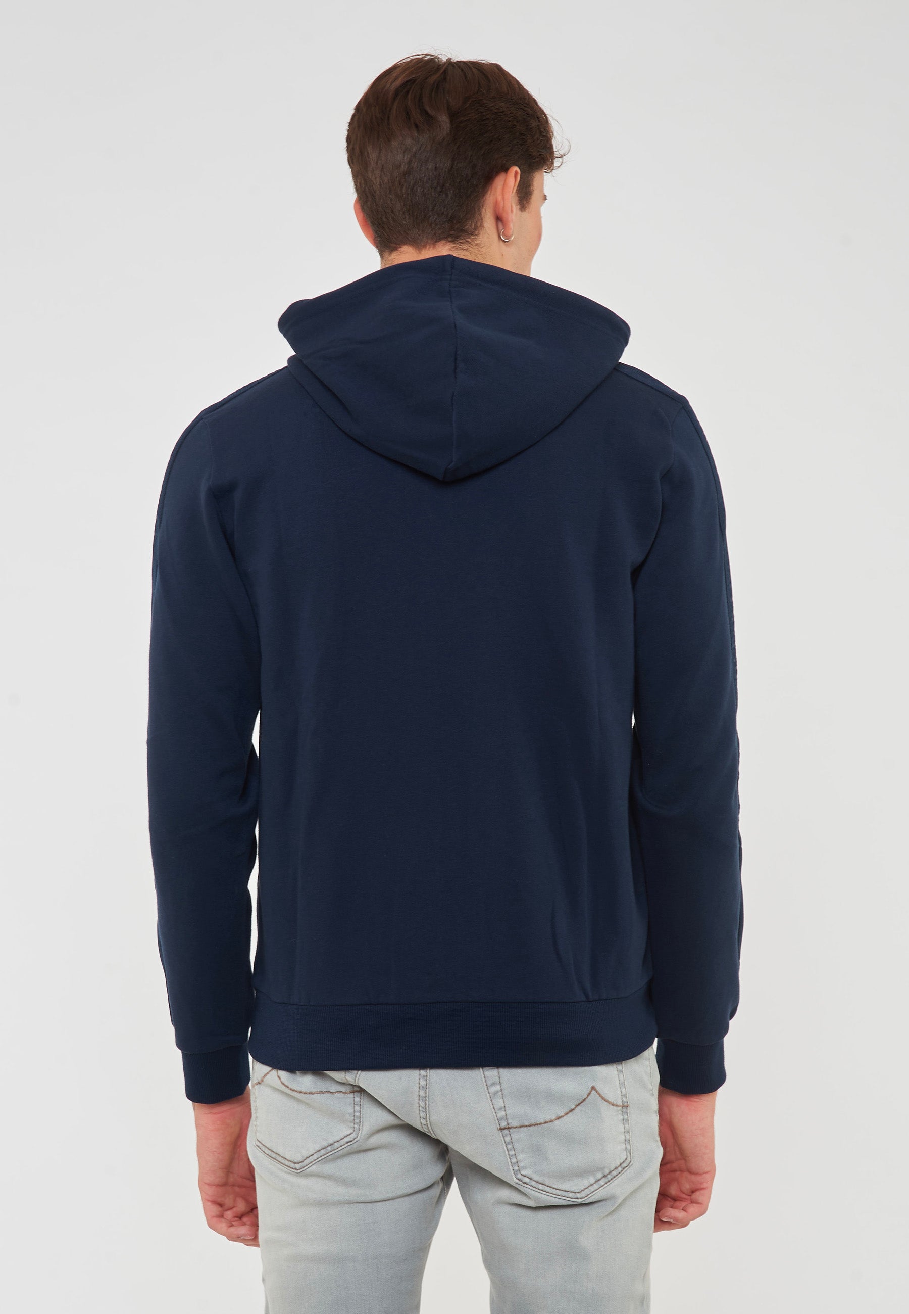 Felpa Con Cappuccio E Zip