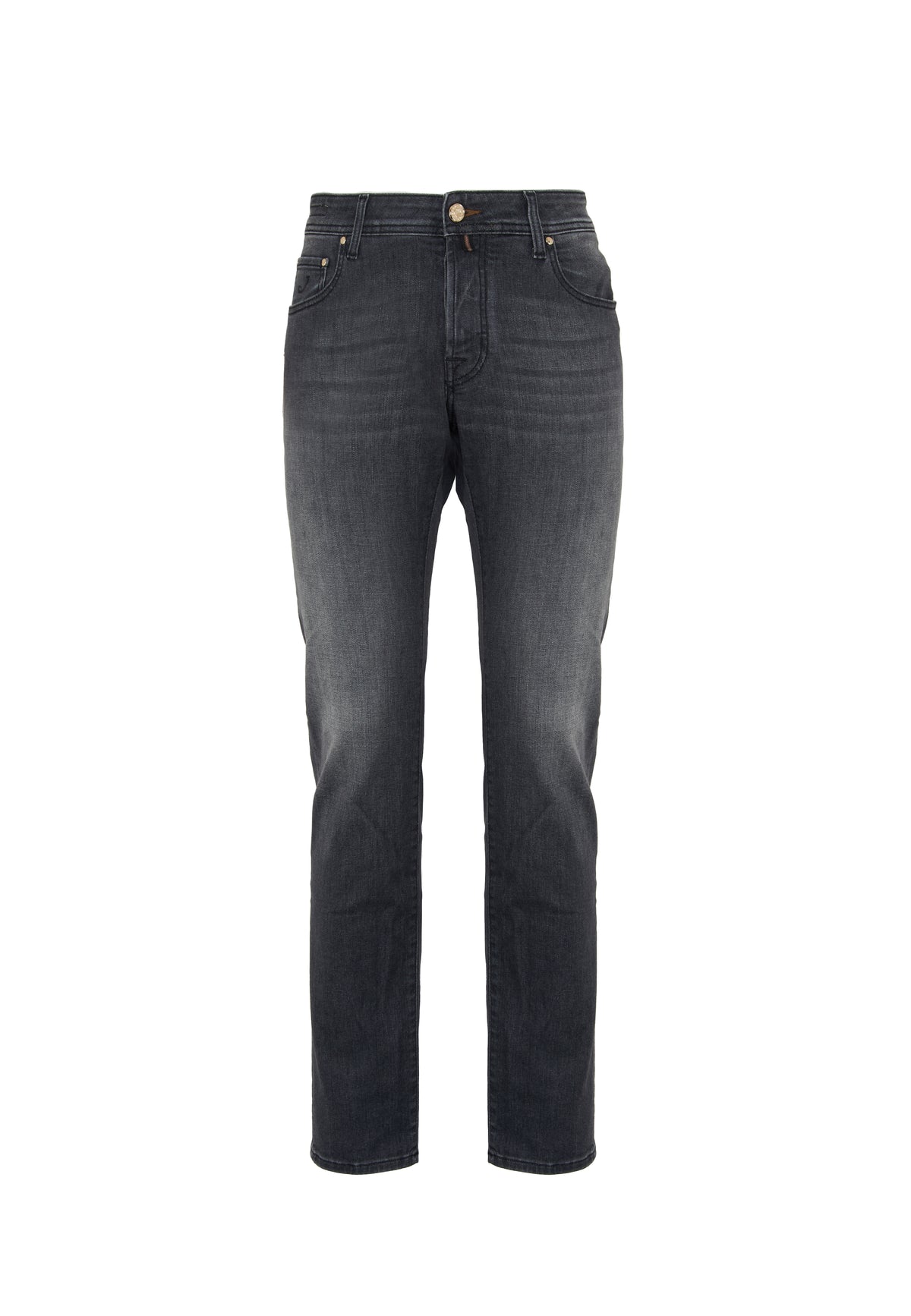 Jeans 5 Tasche Nick Slim In Denim Super Stretch Medium Black