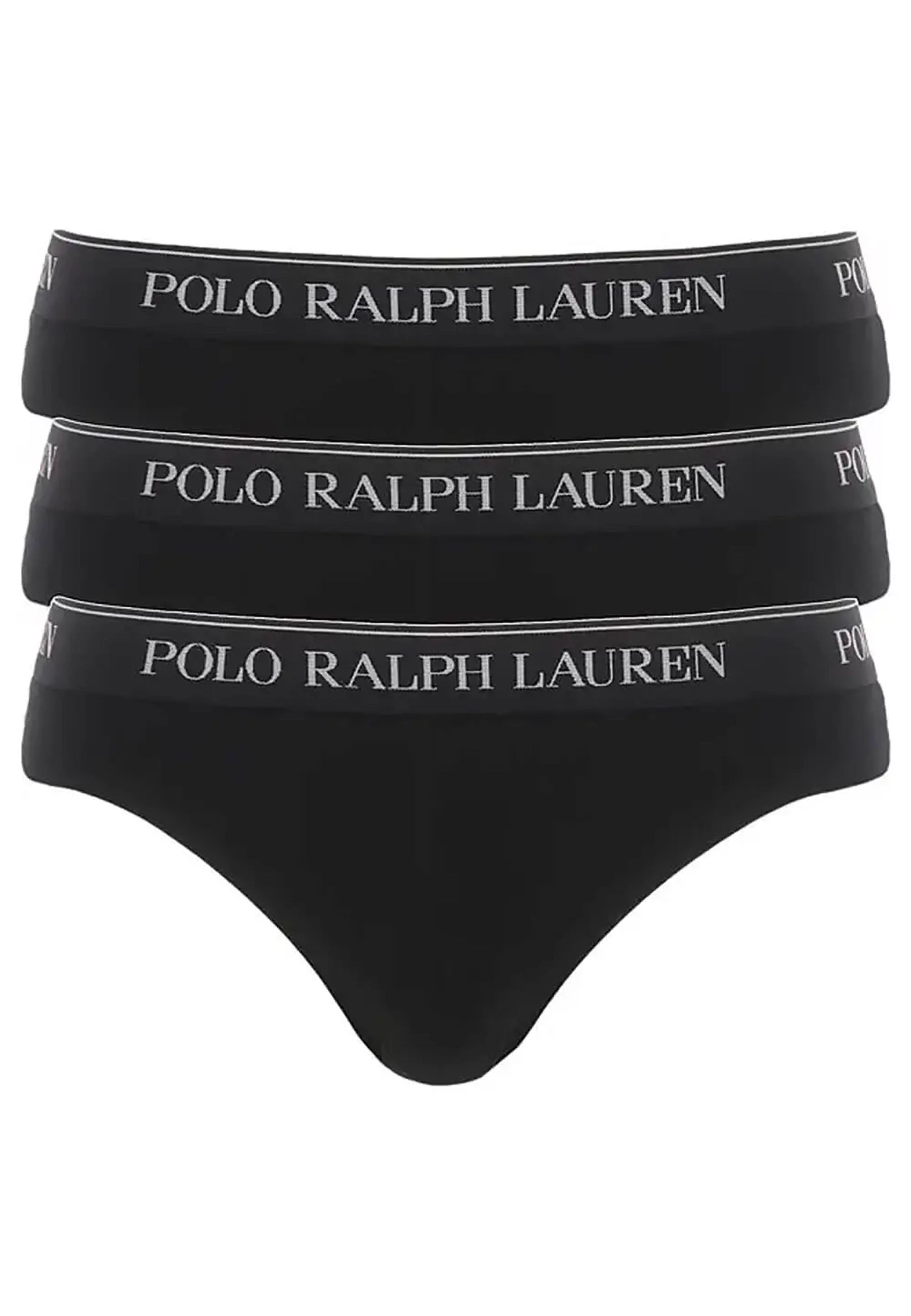 Confezione 3 Slip Ralph Lauren Nero