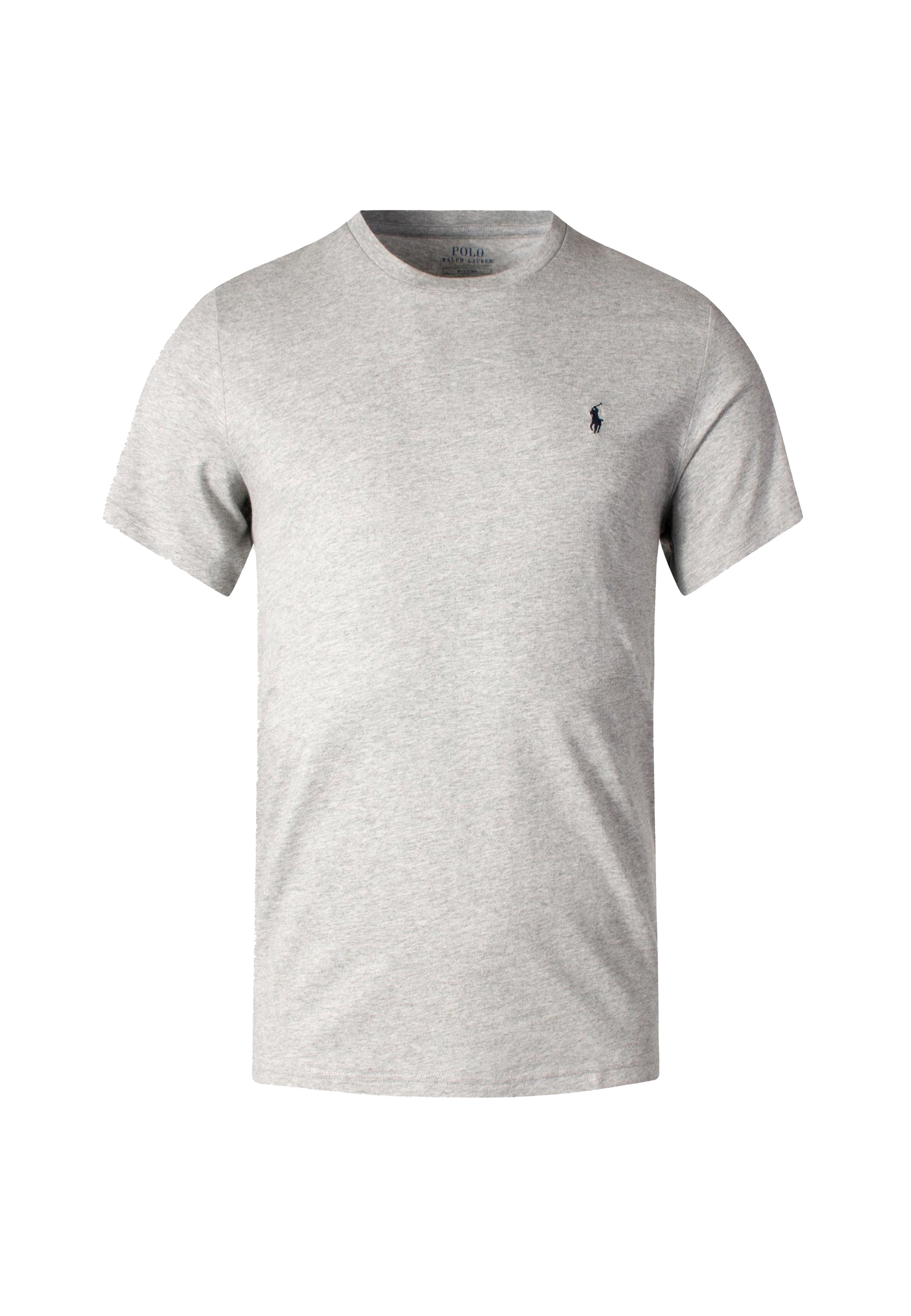 T-Shirt In Jersey di Cotone Grigio