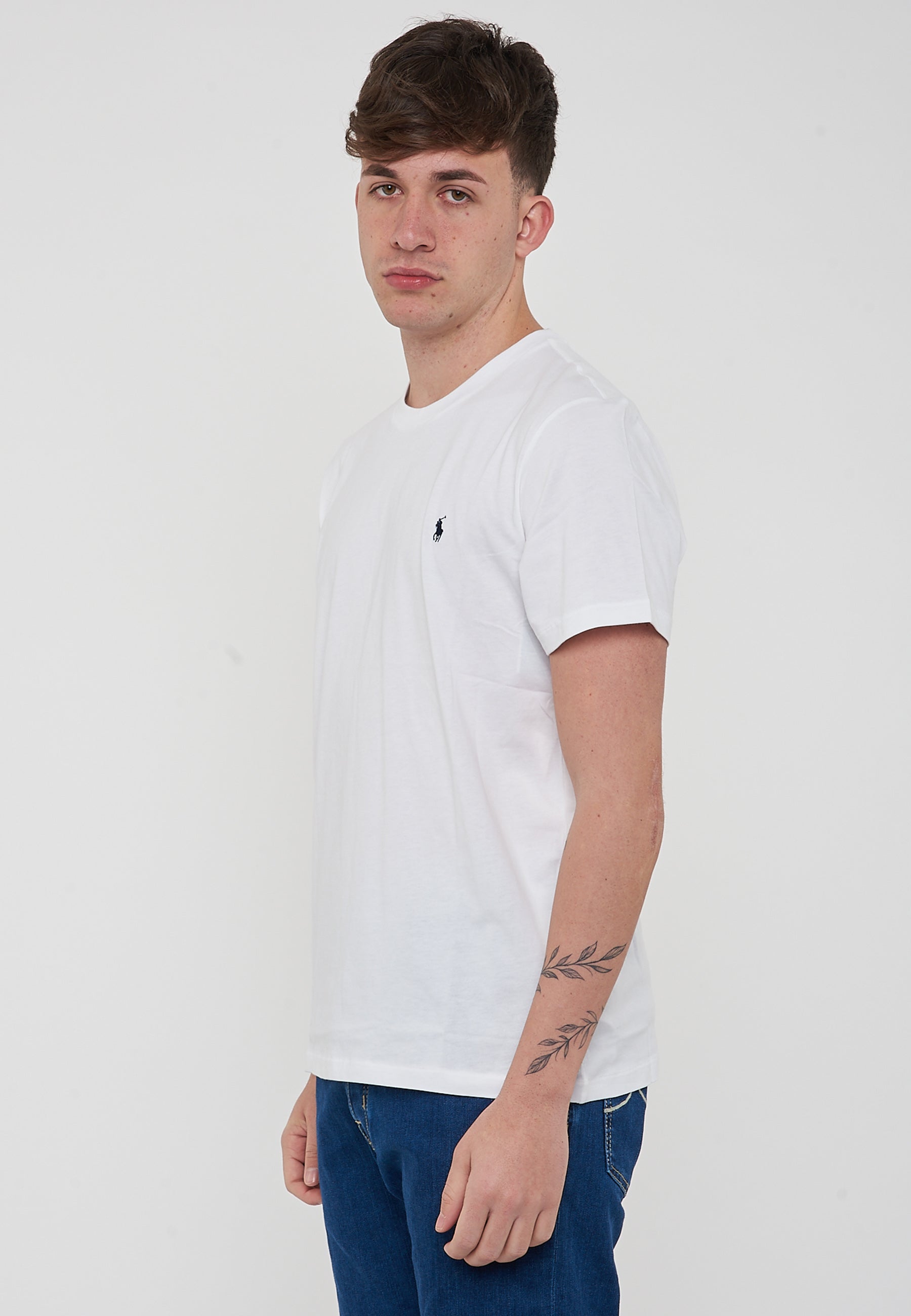 T-Shirt In Jersey di Cotone White
