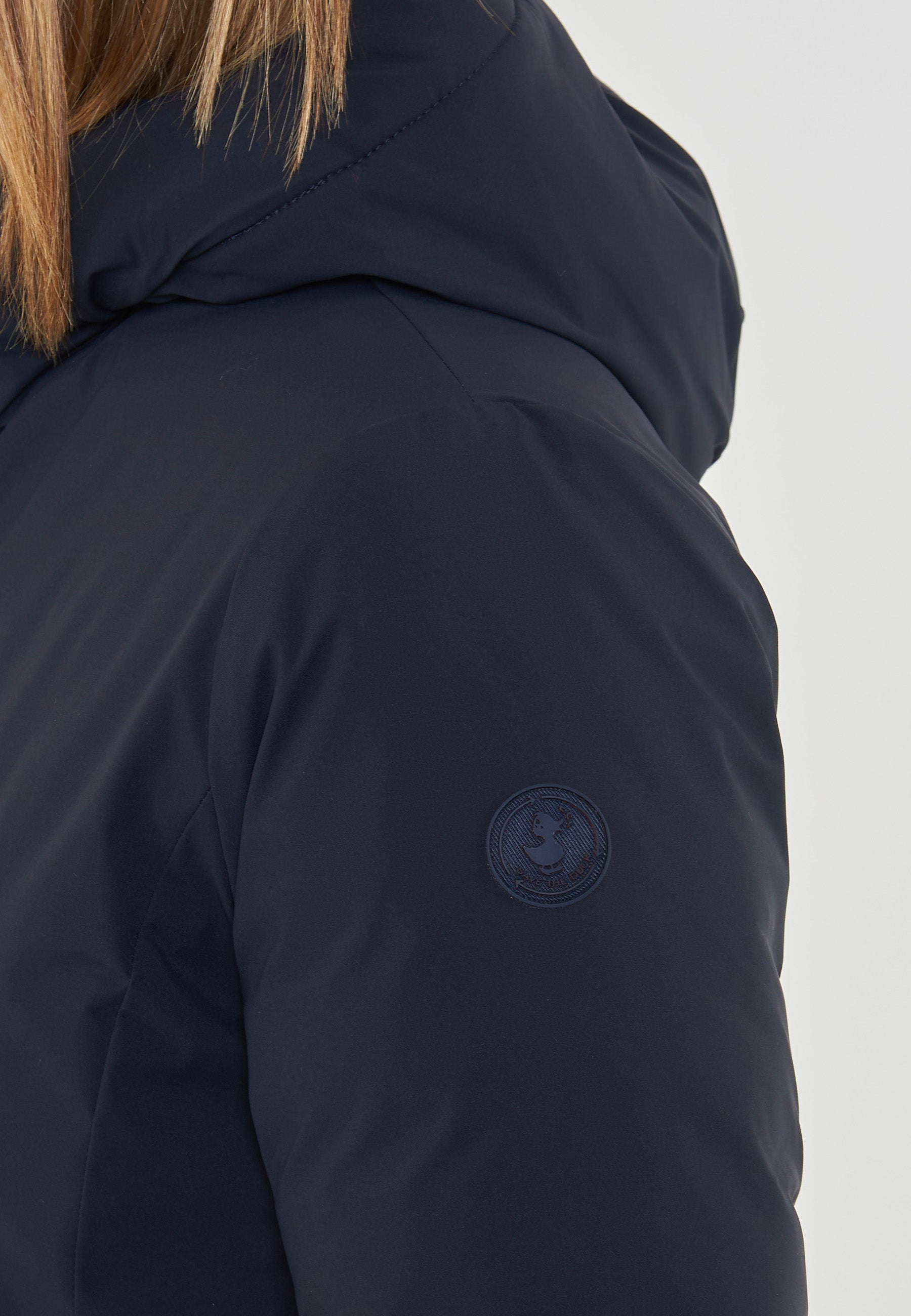 Parka Donna Modello Leyla Blue Black