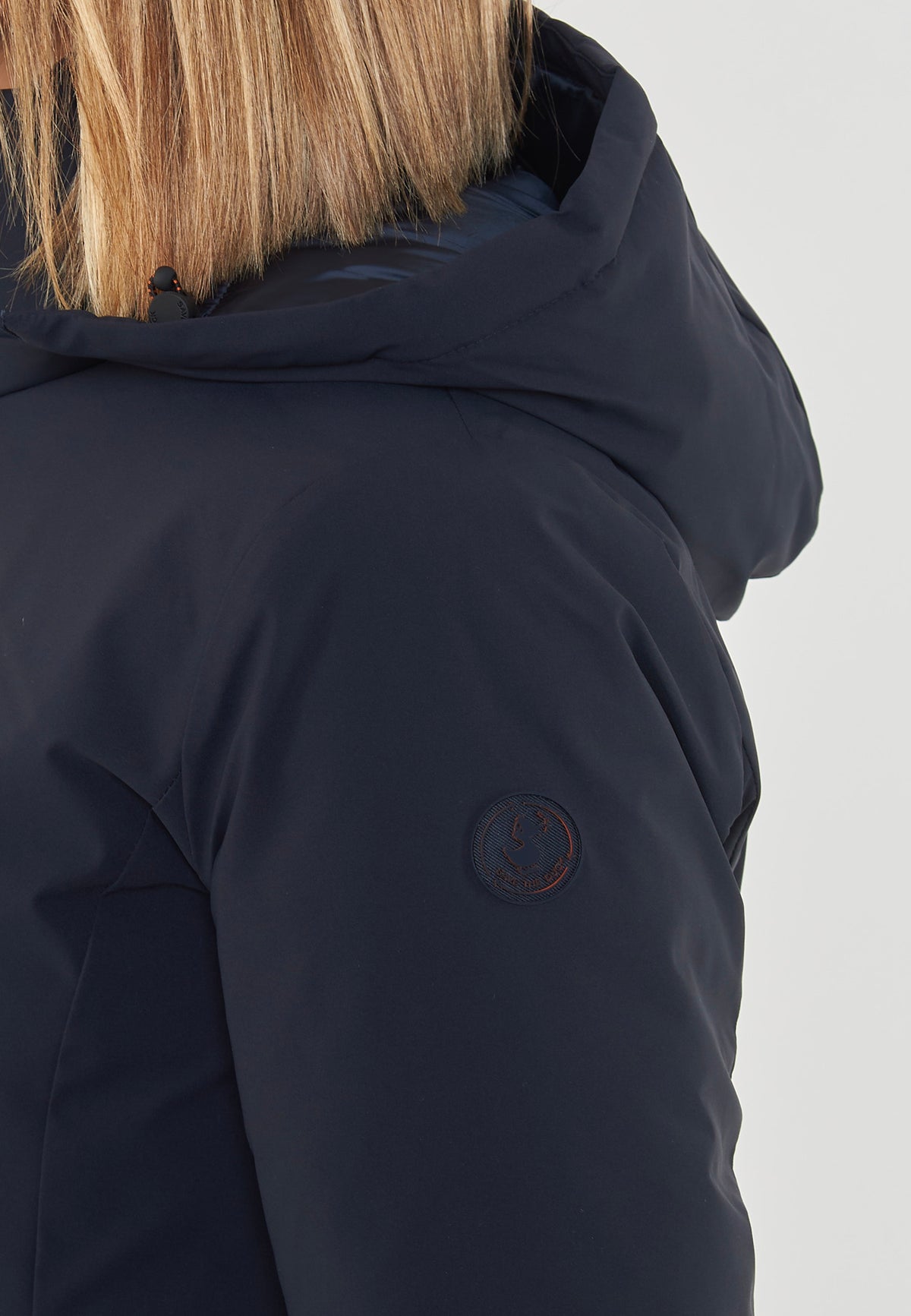 Parka Donna Con Cappuccio Rachel Blue Black
