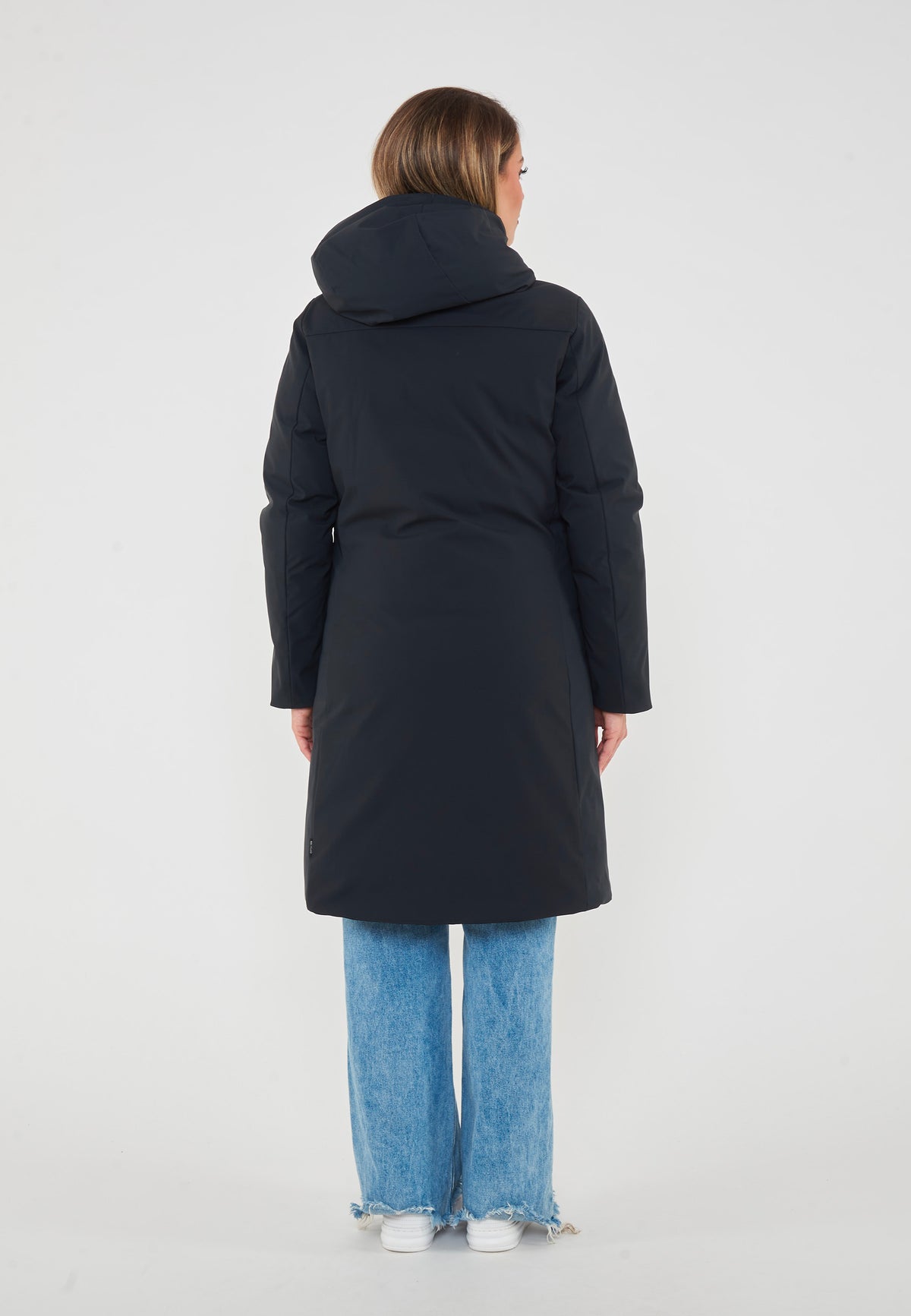Parka Donna Con Cappuccio Sienna Nero