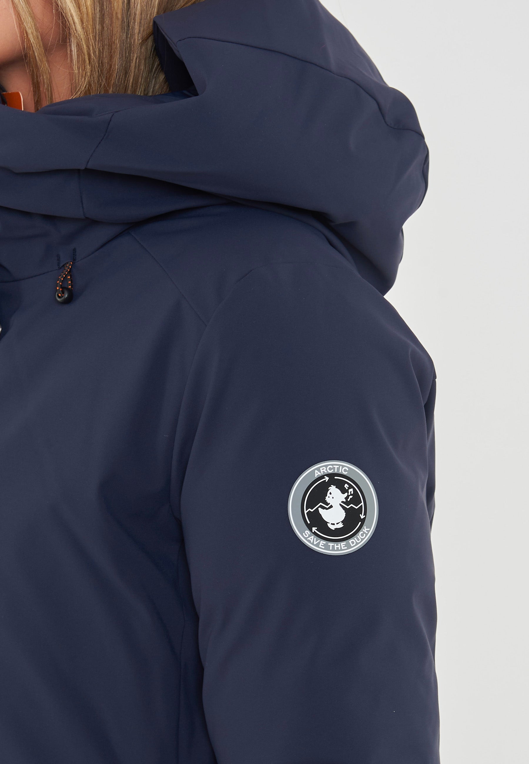 Parka Donna Con Cappuccio Sienna Navy Blue
