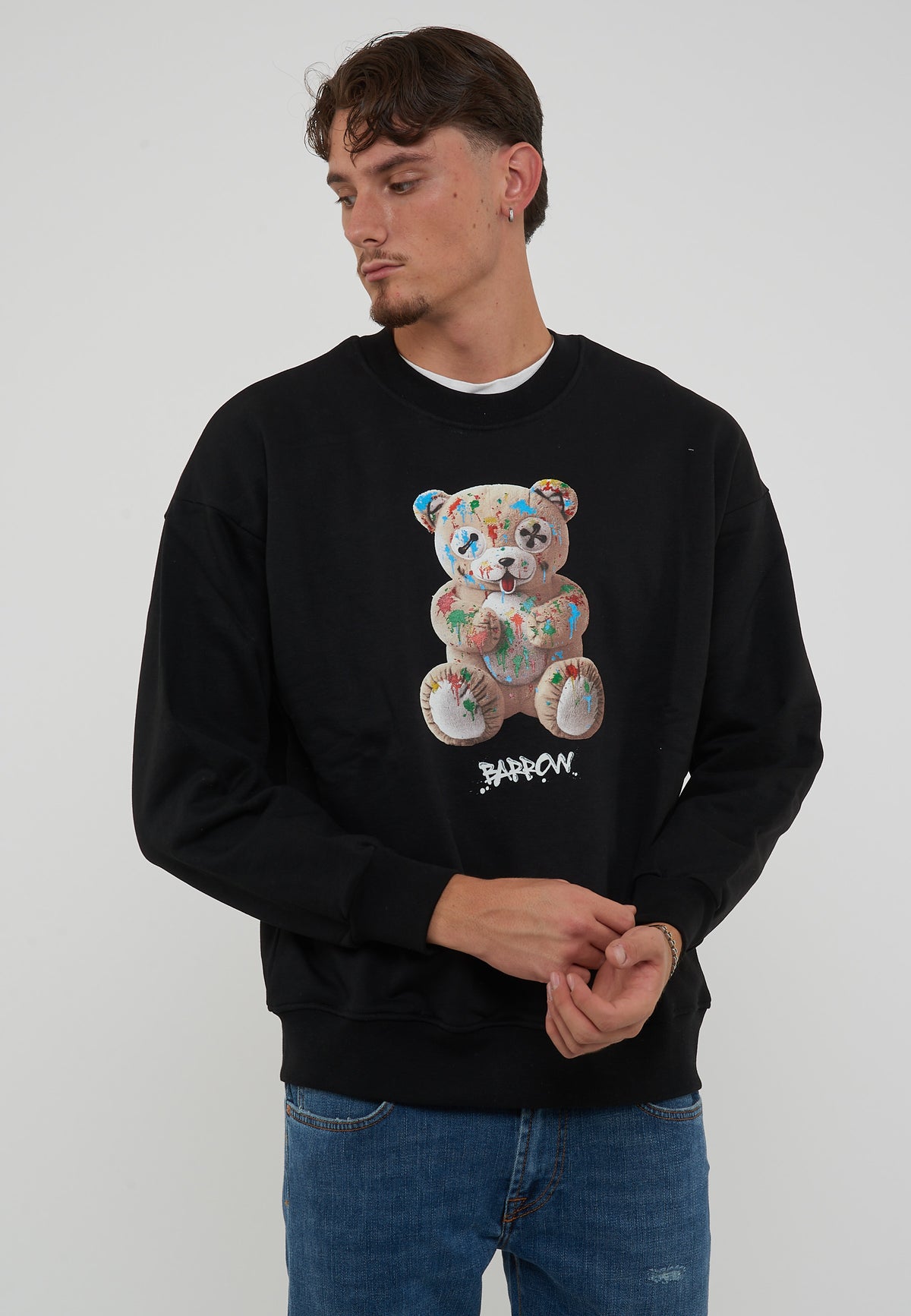 Felpa Girocollo Black