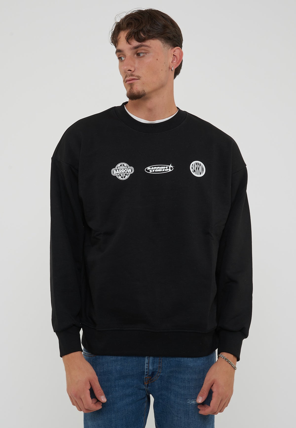 Felpa Girocollo Black