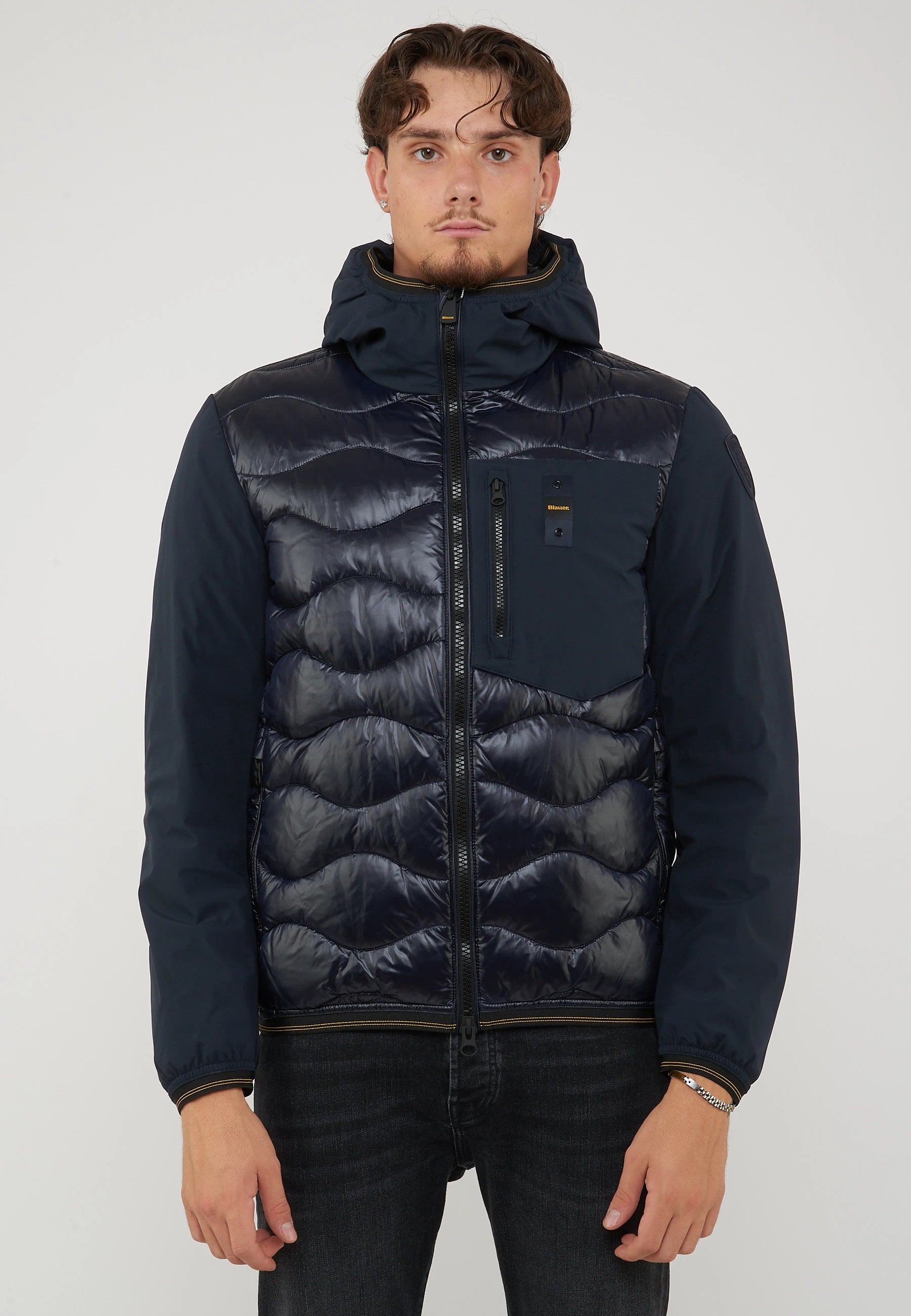 Piumino Imbottitura Mista Albert Blu