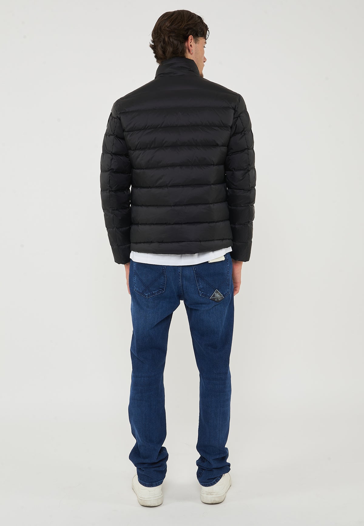 Piumino Con Collo Coreano Austin Nero