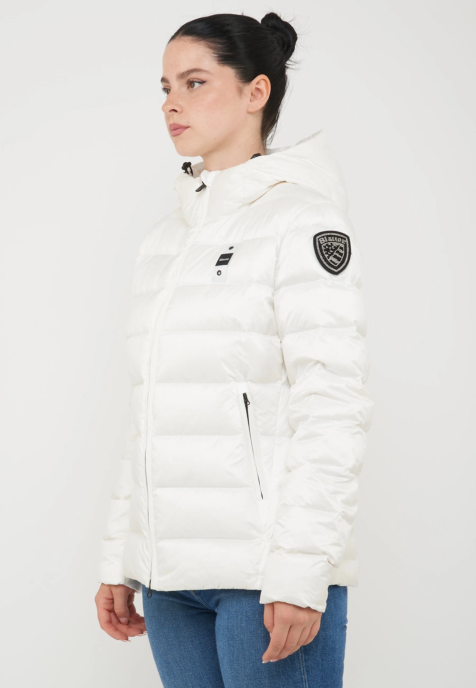 Piumino Sfiancato Charme Bianco Ottico