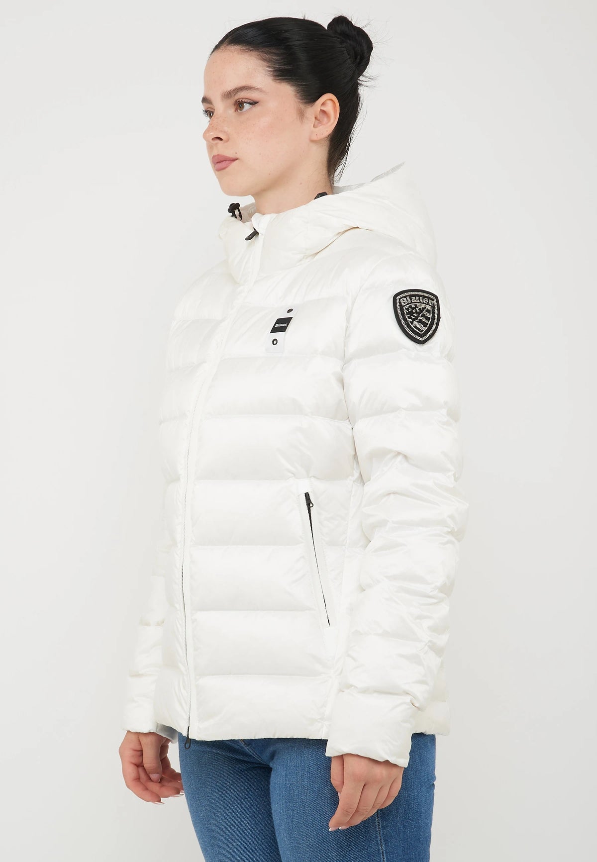 Piumino Sfiancato Charme Bianco Ottico