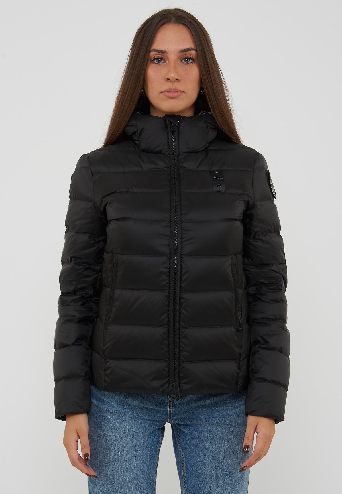 Piumino Sfiancato Charme Nero