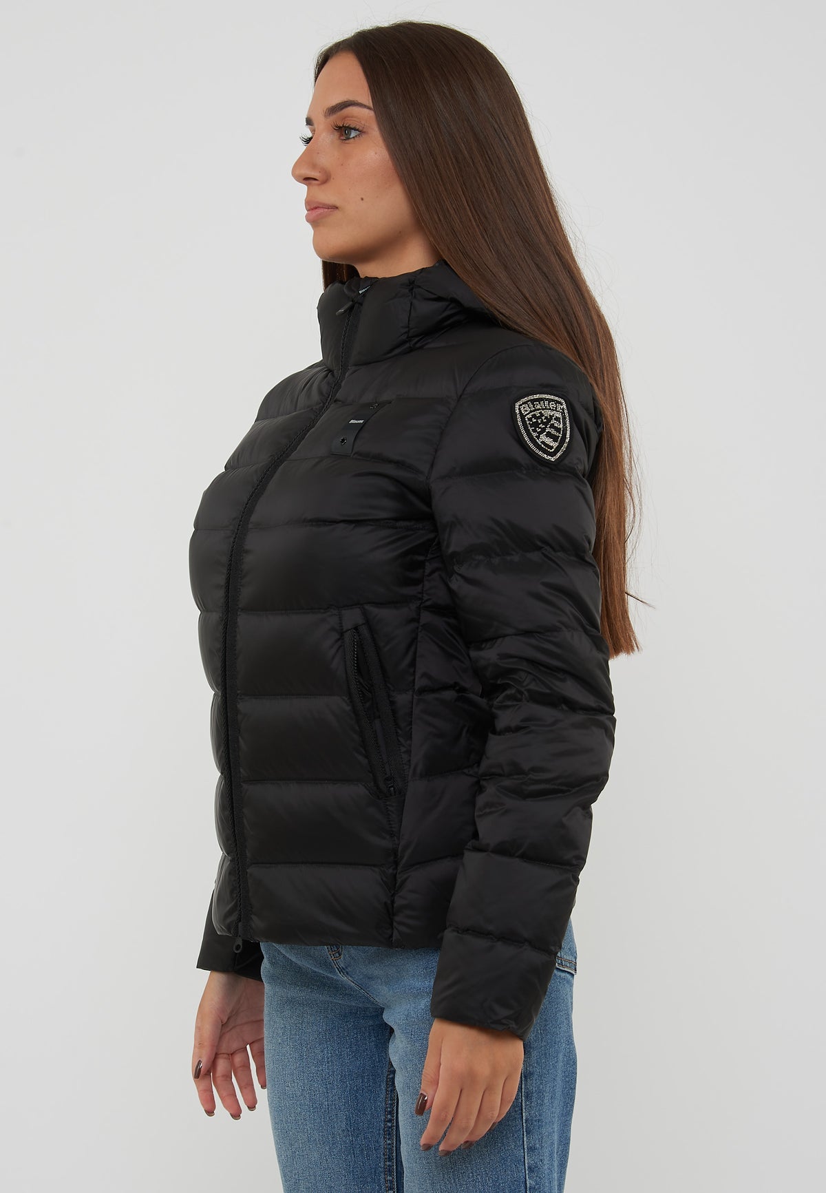 Piumino Sfiancato Charme Nero