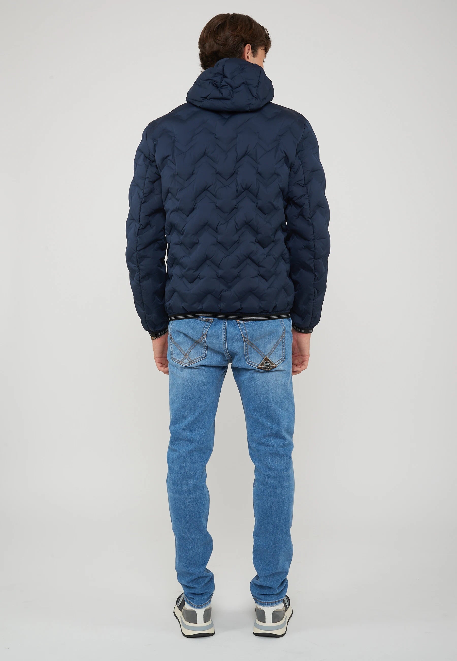 Piumino Ad Angoli Piery Blu