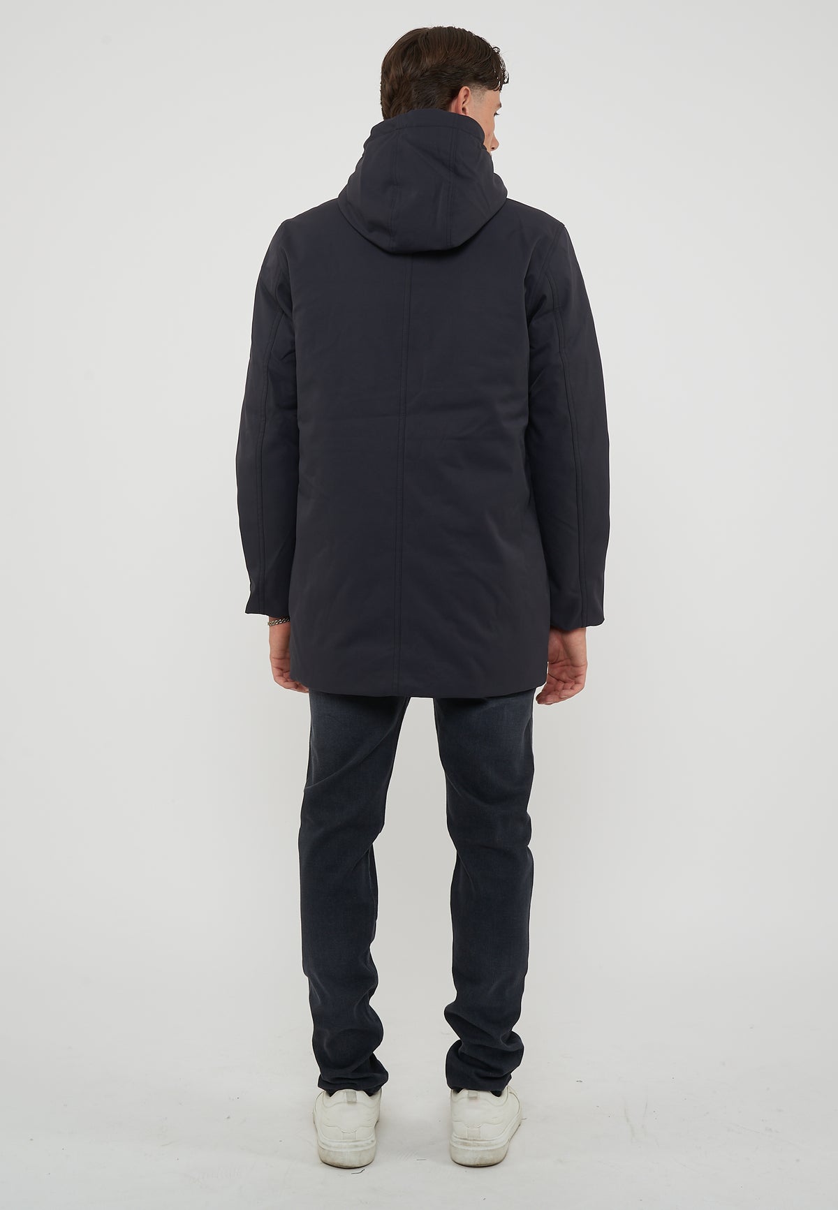 Herdo 3.0 Giacca Lunga Con Cappuccio Da Uomo Jet Black