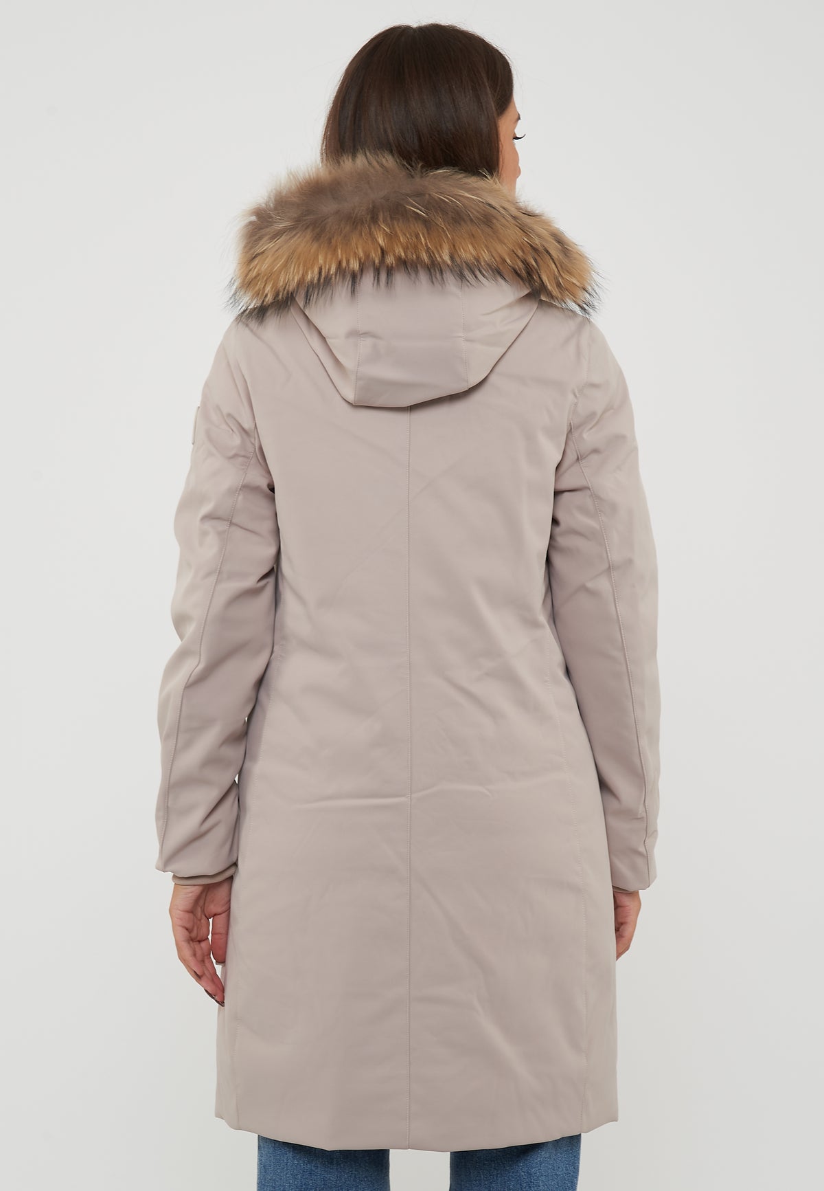 Lolita Real Fur Piumino Softshell Da Donna Perfectley Pale