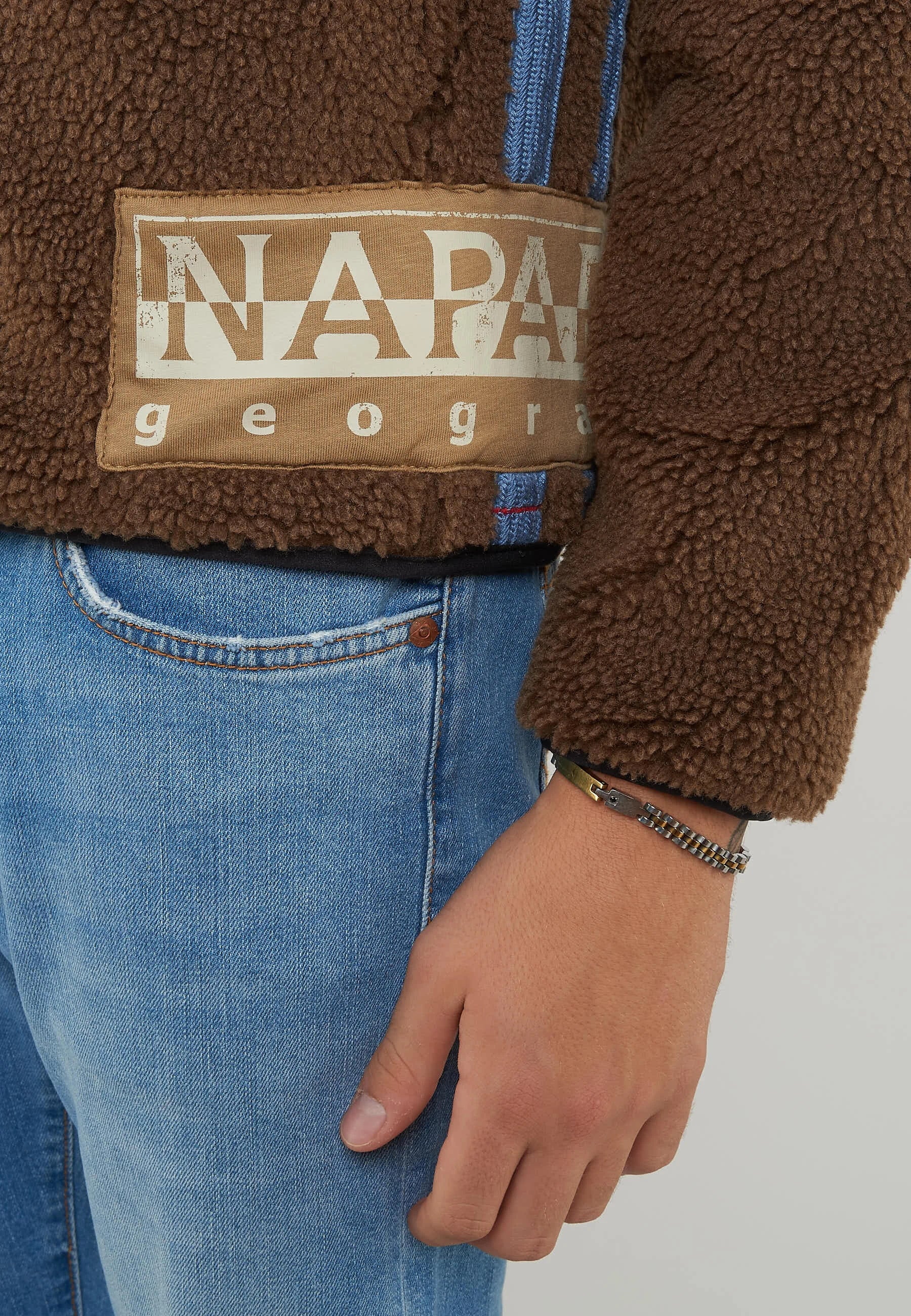 Felpa In Pile Con Zip T-Archive Fleece Demitasse