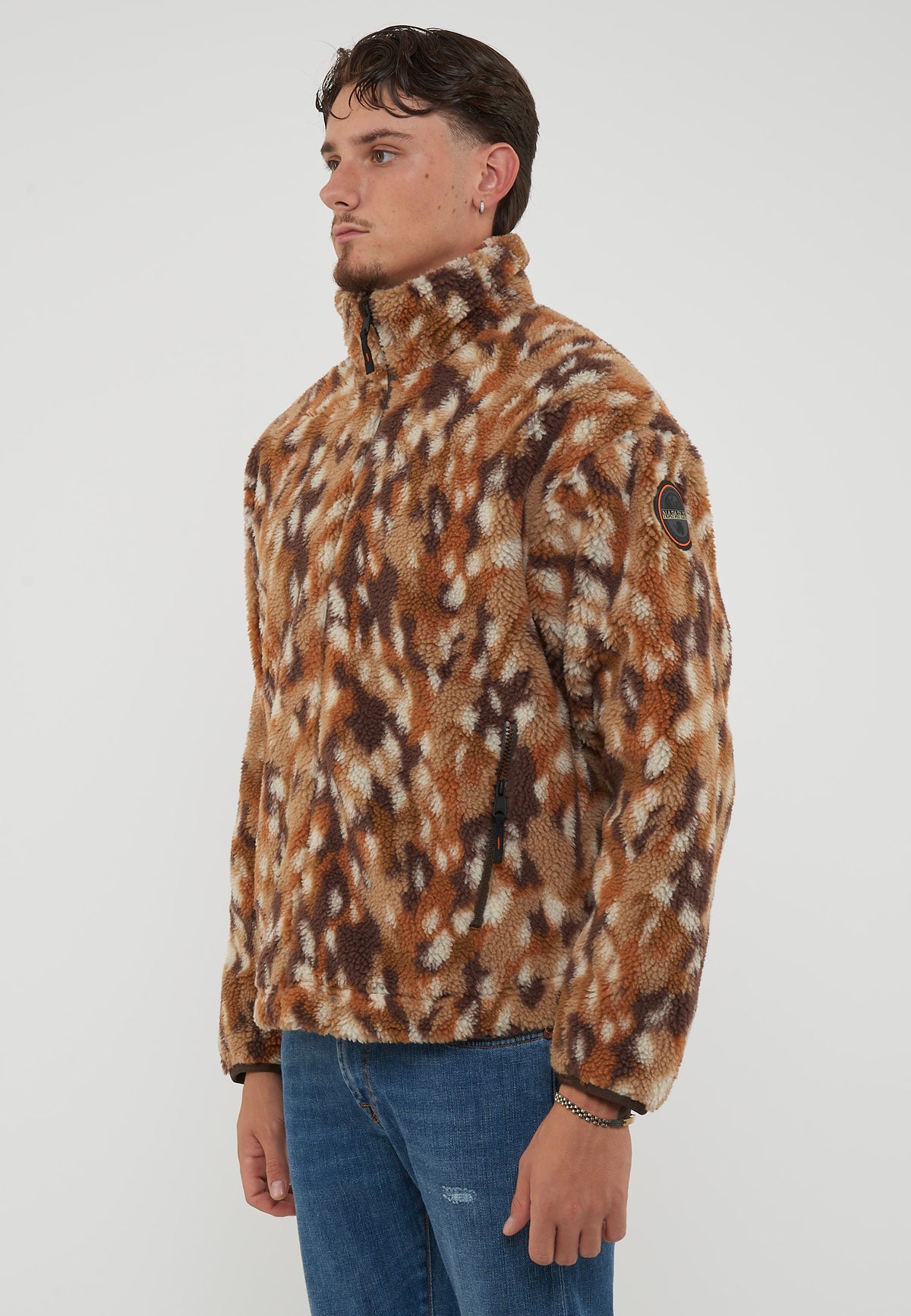 Felpa In Pile T-Flece Aop Bamby