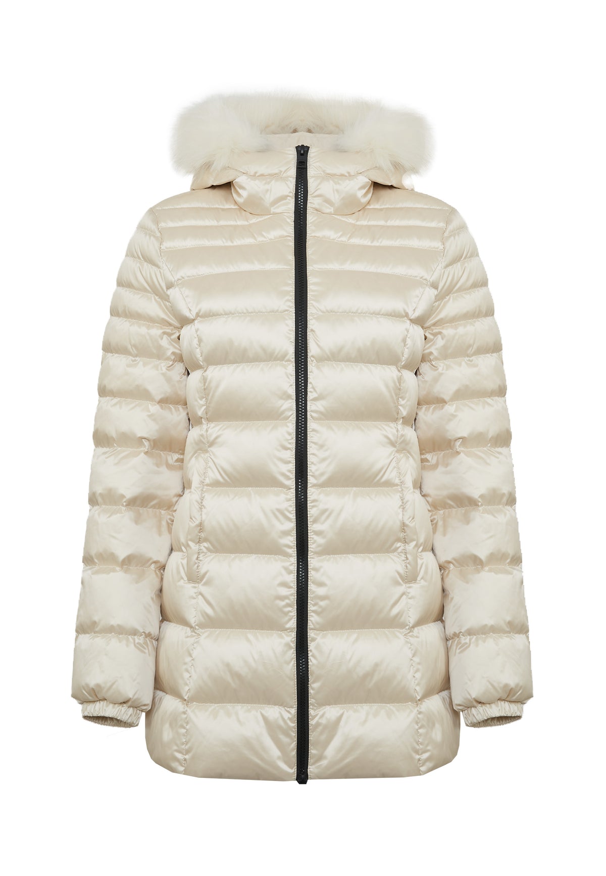 Piumino Long Mead Fur Jacket Tofu