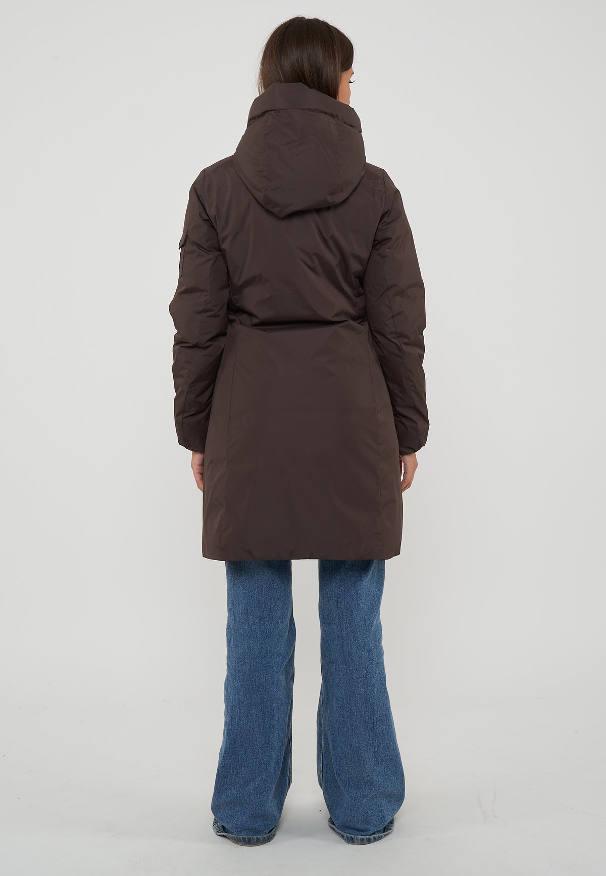 Piumino Donna Long Nebla Jackey Black Coffee