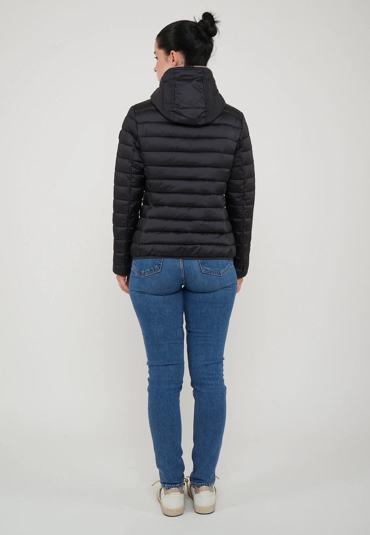 Piumino Animal Free Con Cappuccio Donna Alexis Black
