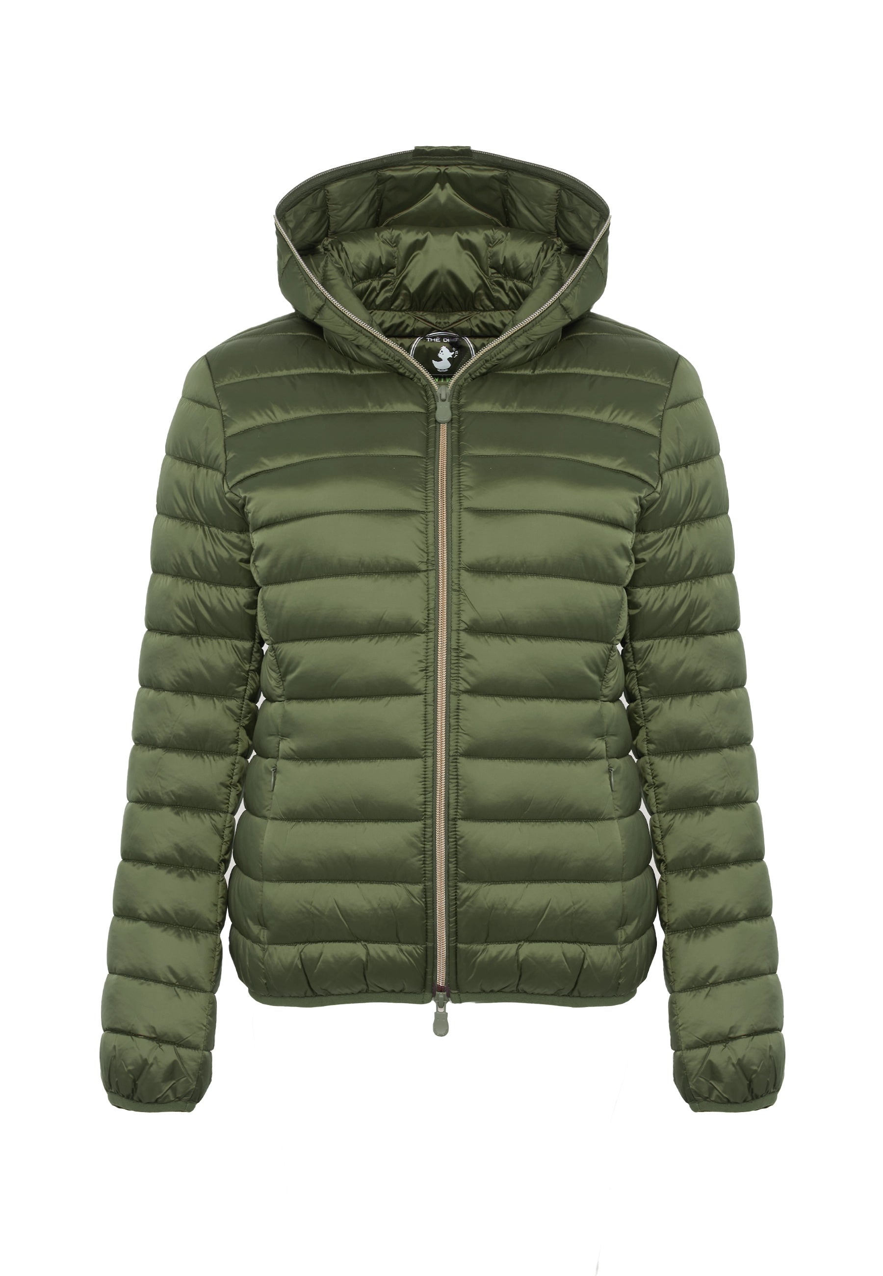 Piumino Animal Free Con Cappuccio Donna Alexis Pine Green