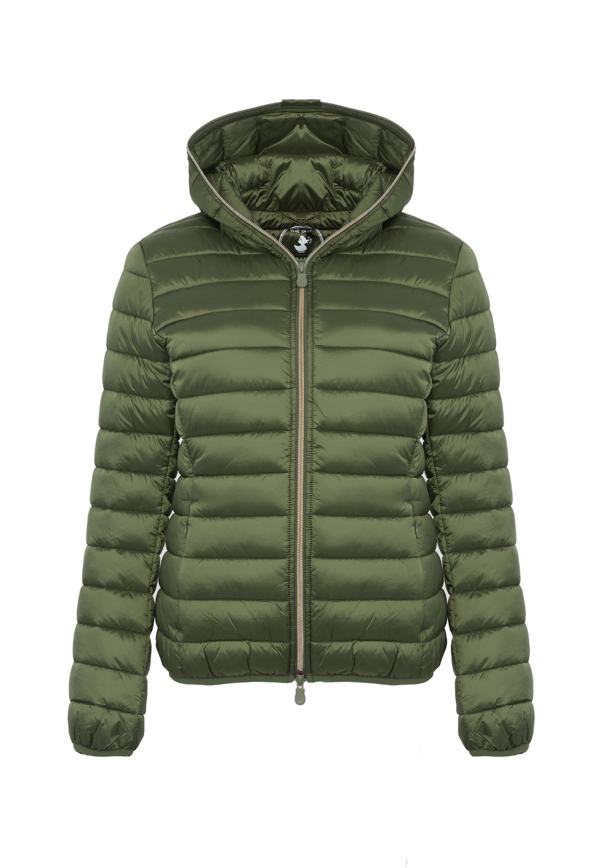 Piumino Animal Free Con Cappuccio Donna Alexis Pine Green
