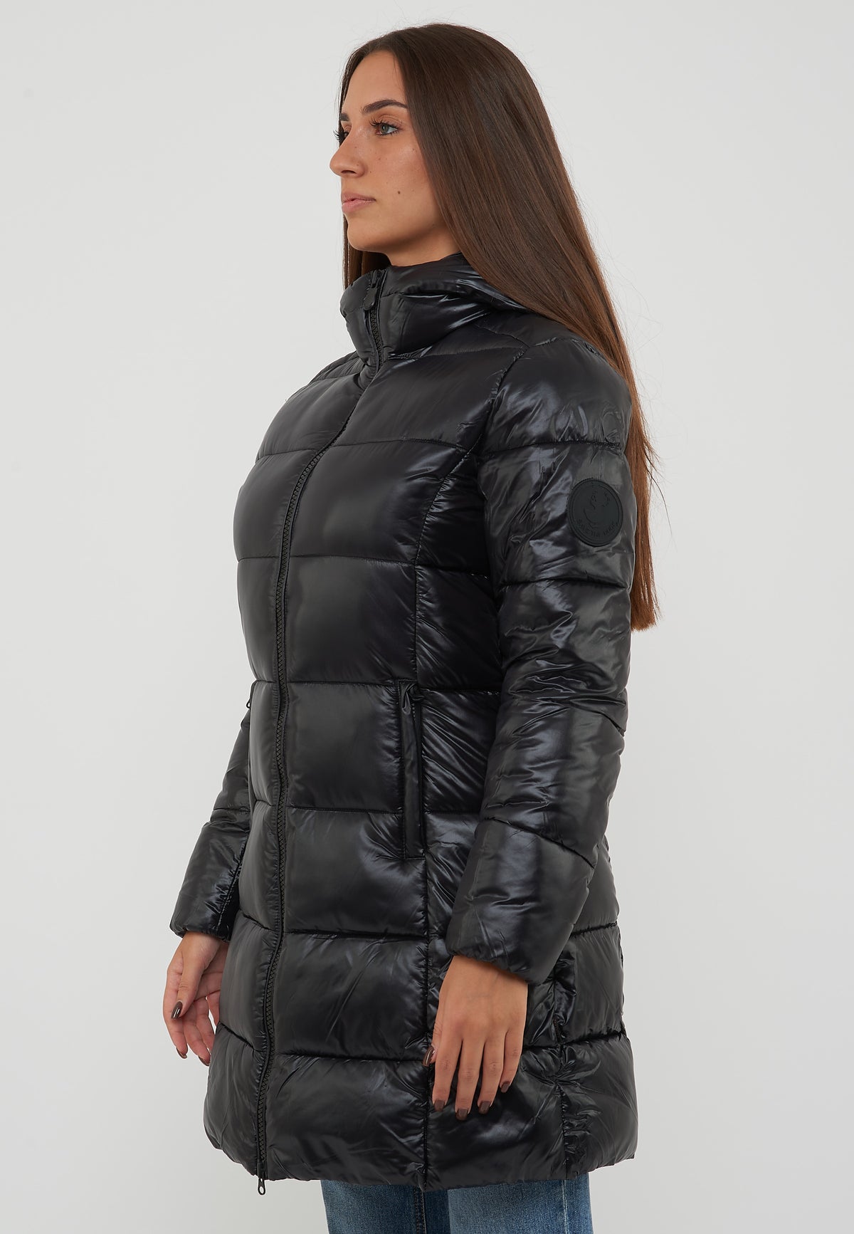 Giacca Lunga Donna Ines Black