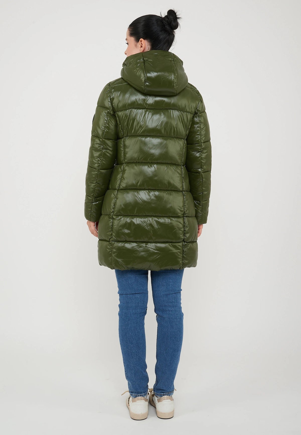Giacca Lunga Donna Ines Pine Green