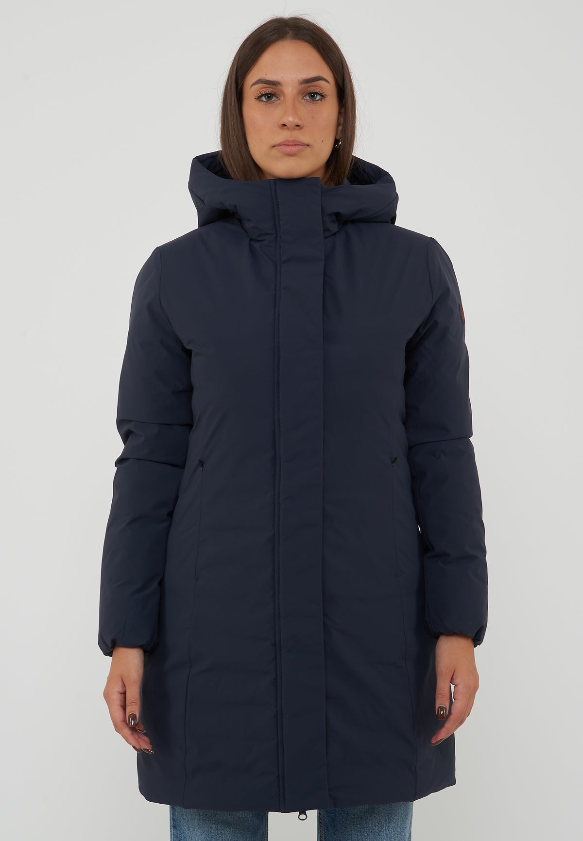 Parka Donna Modello Leyla Navy Blue