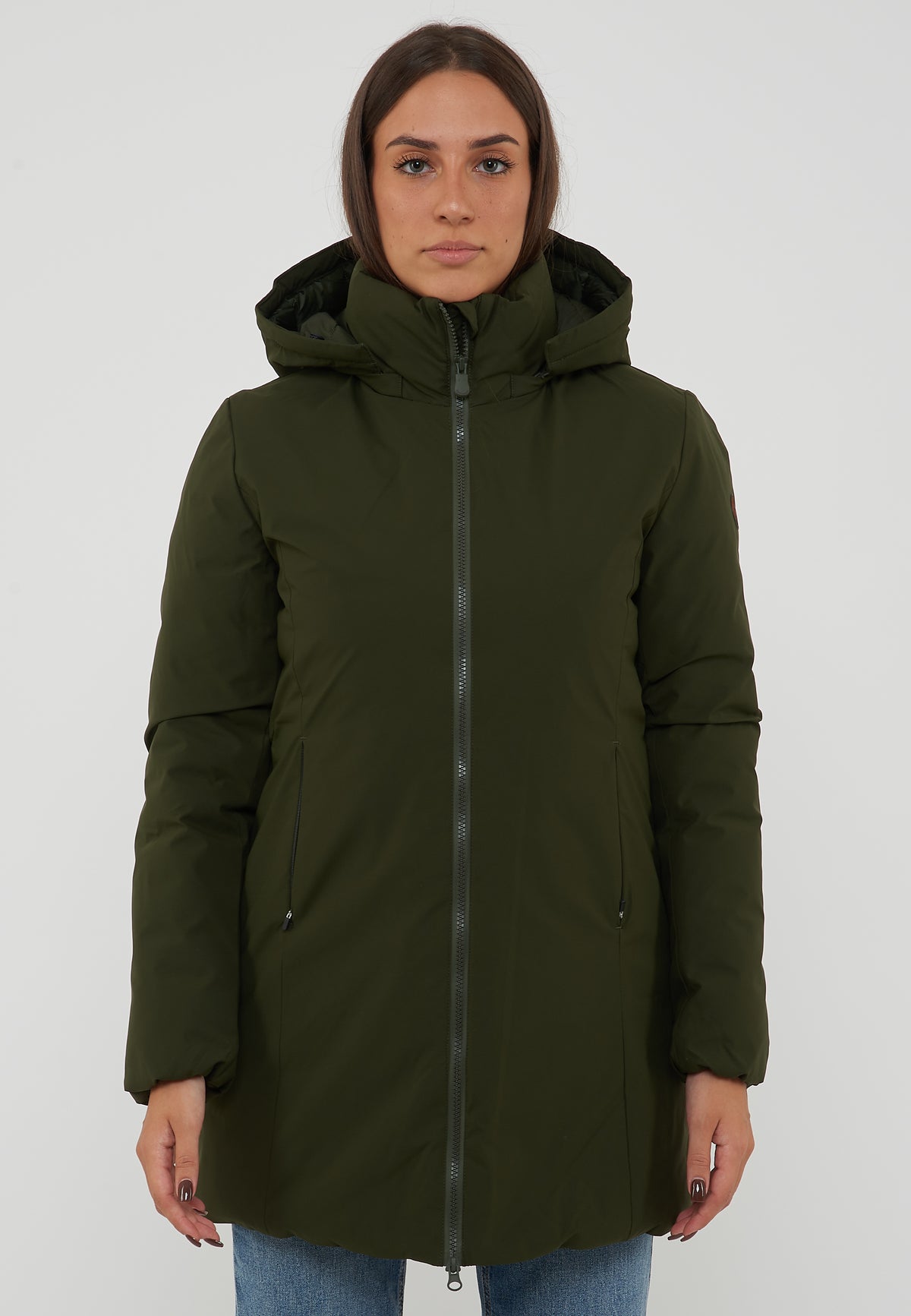 Women's Hooded Parka Rachel Land Green