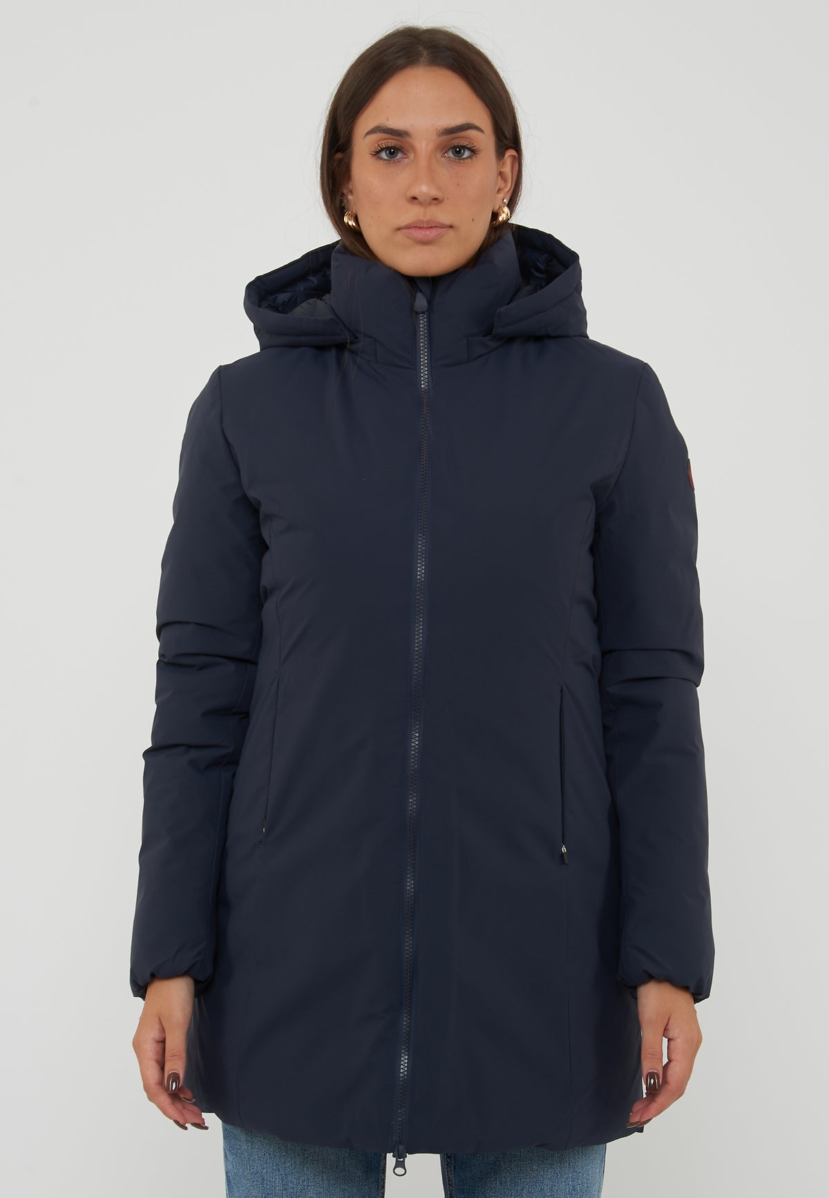 Parka Donna Con Cappuccio Rachel Land Green