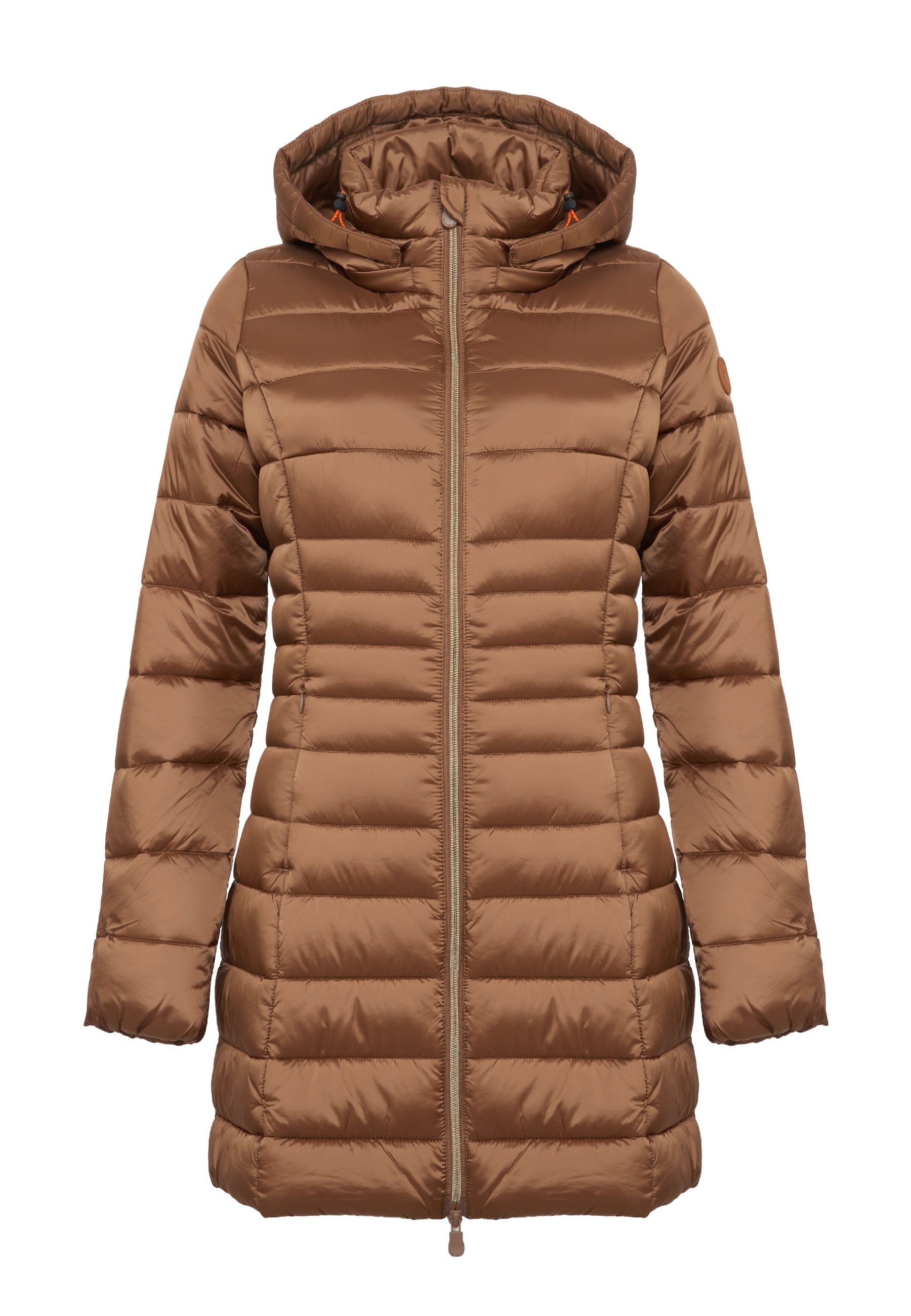 Piumino Lungo Da Donna Modello Reese Noisette Brown