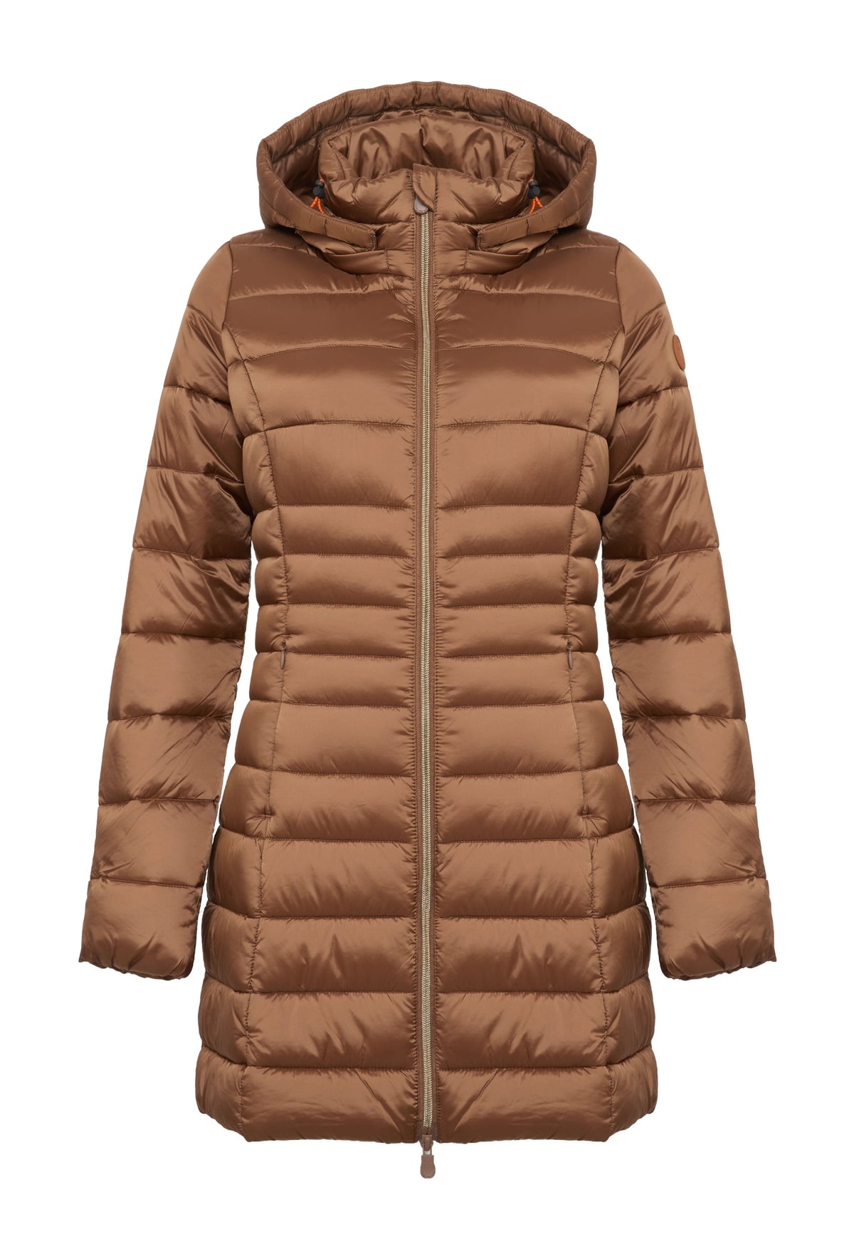 Piumino Lungo Da Donna Modello Reese Noisette Brown