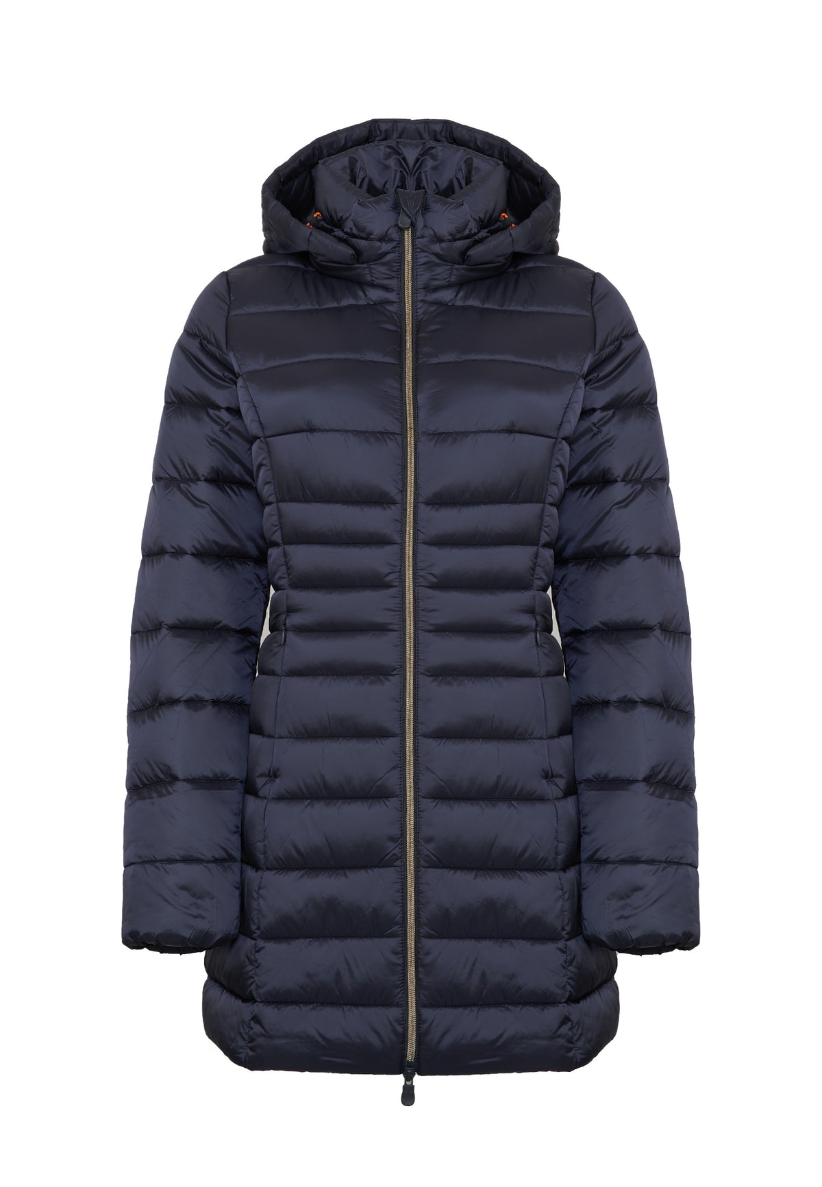Piumino Lungo Da Donna Modello Reese Blue Black