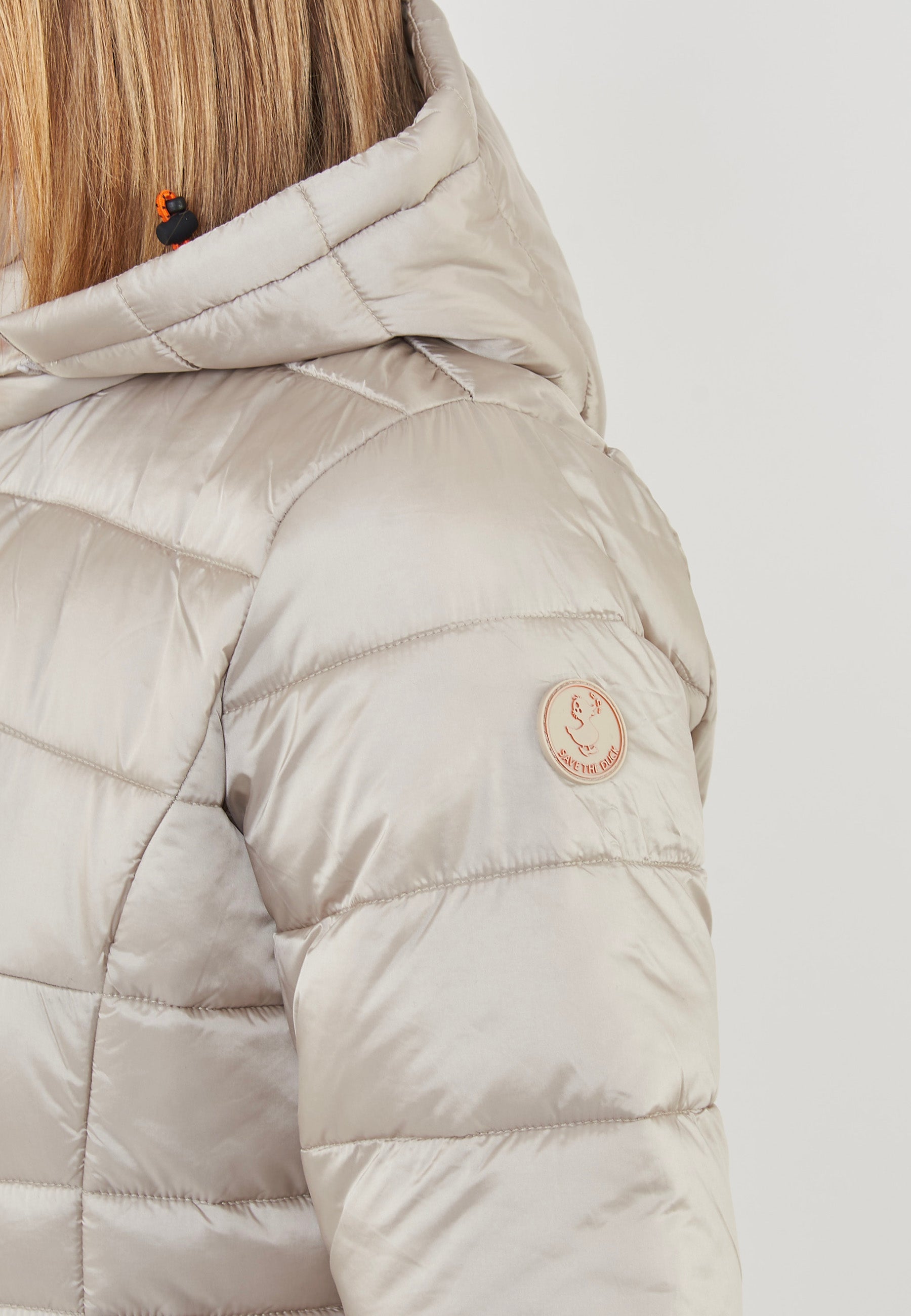 Piumino Lungo Da Donna Modello Reese Rainy Beige