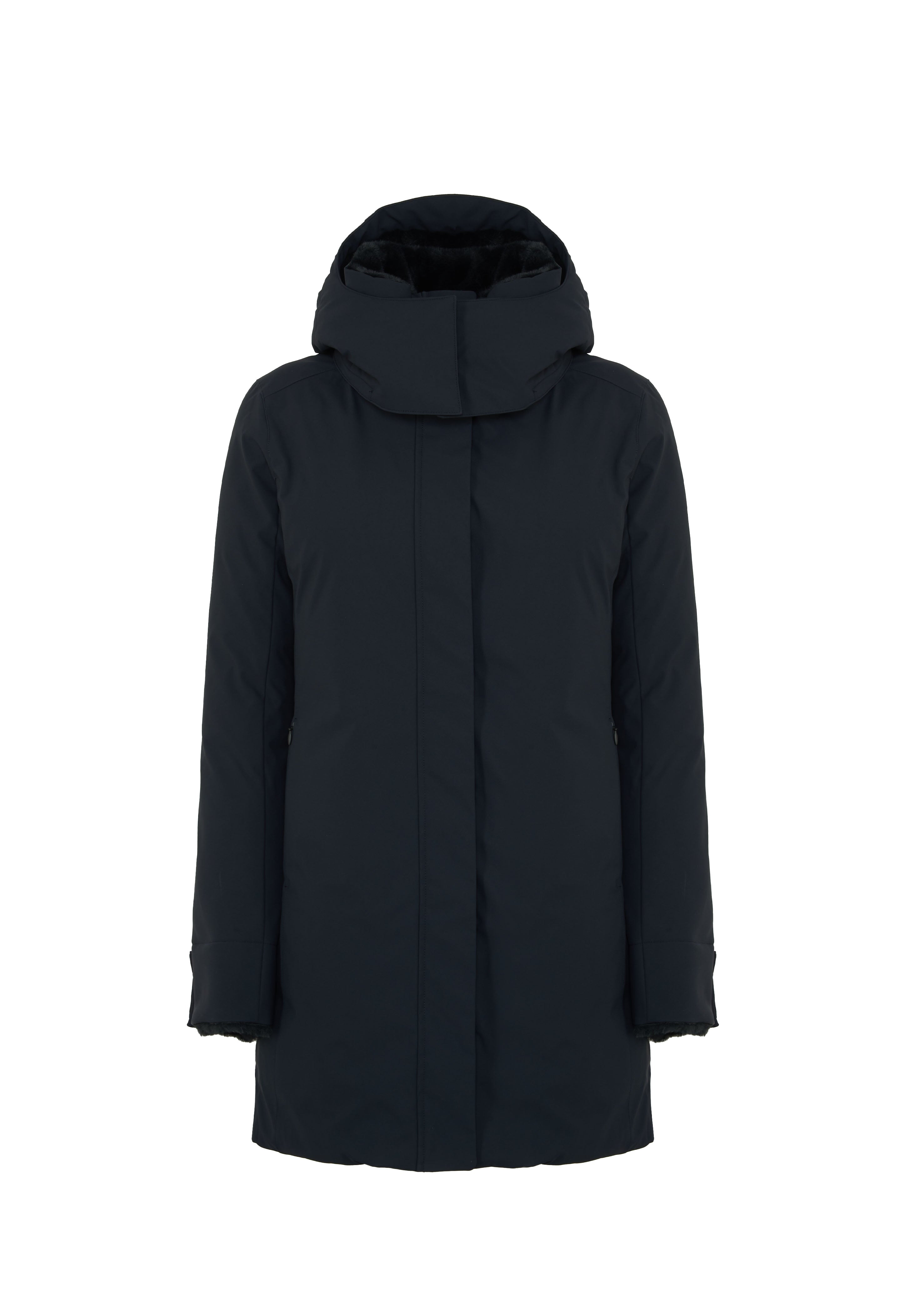Parka Donna Con Cappuccio Samantah Nero