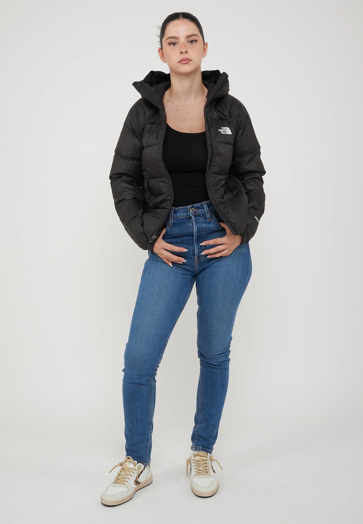 Giacca In Piumino Con Cappuccio Hydrenalite Down Da Donna Nero