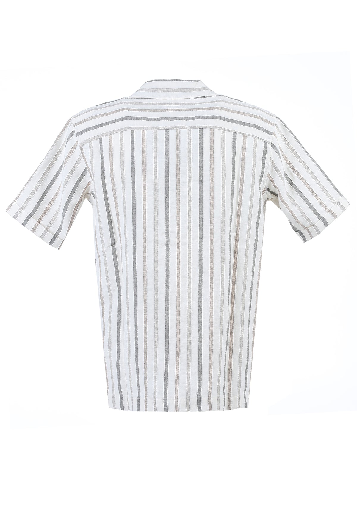 Camicione Rigato Misto Lino