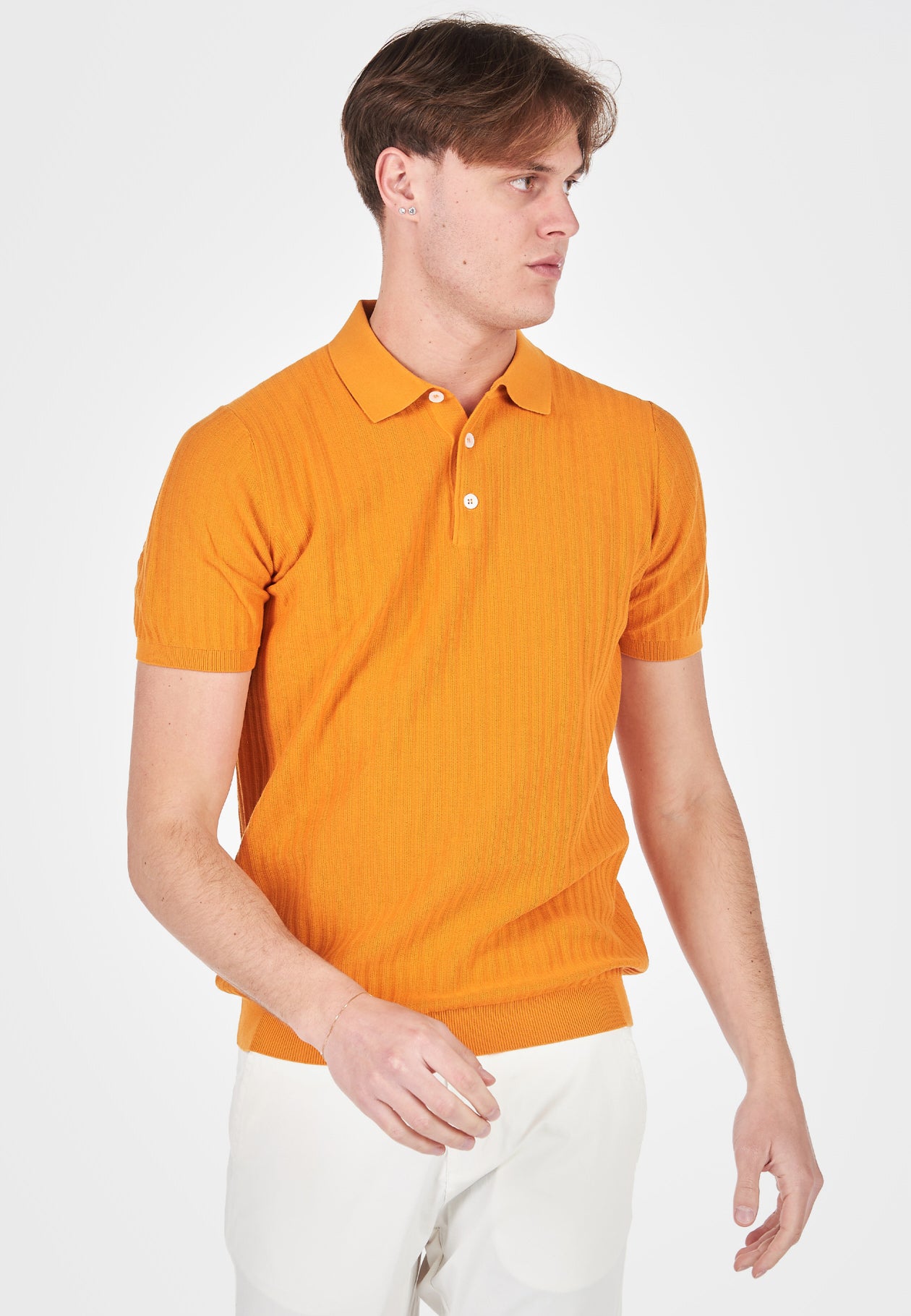 Polo Mezza Manica Links Verticale