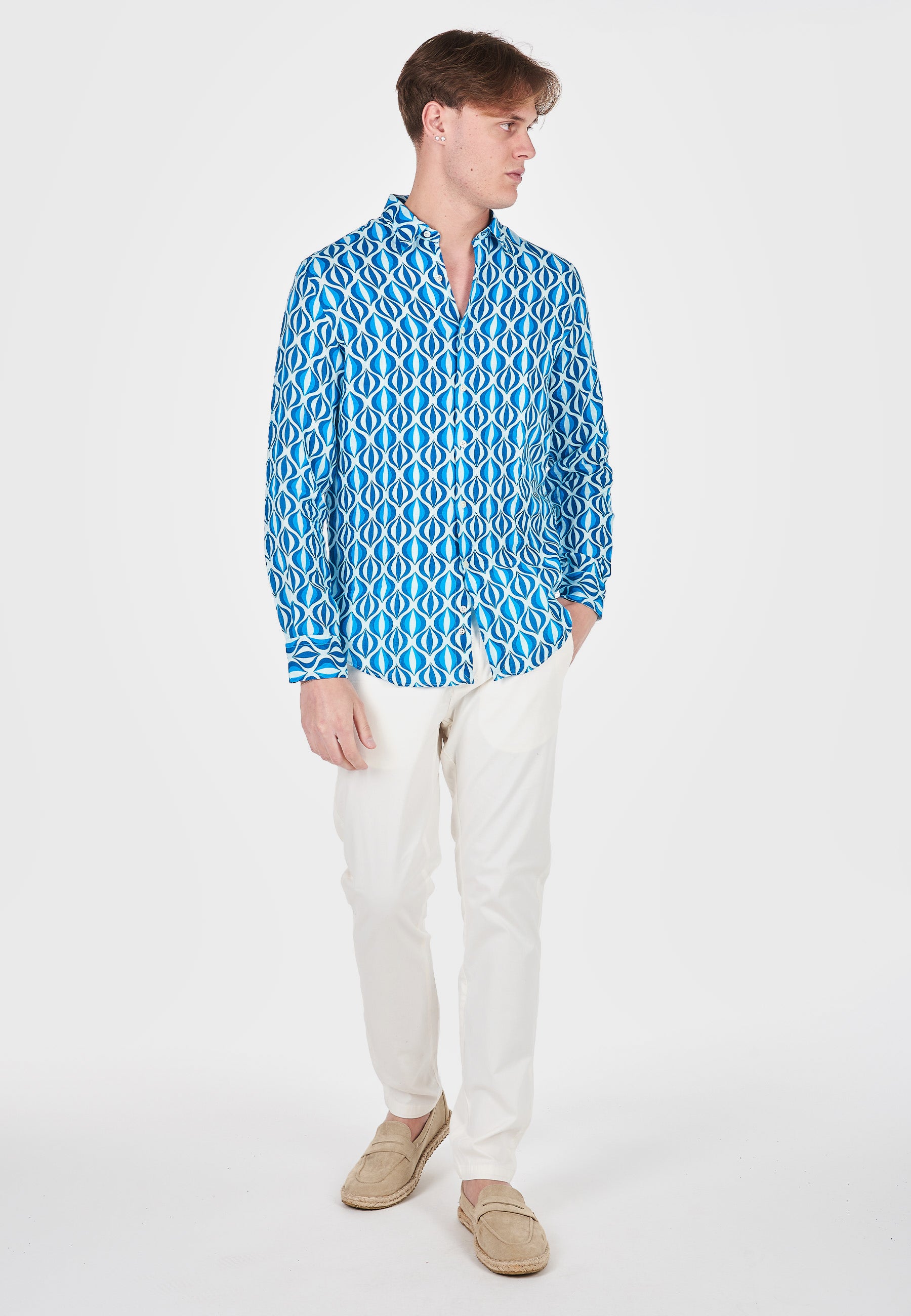 Camicia Cala Cipolla V1 Lino