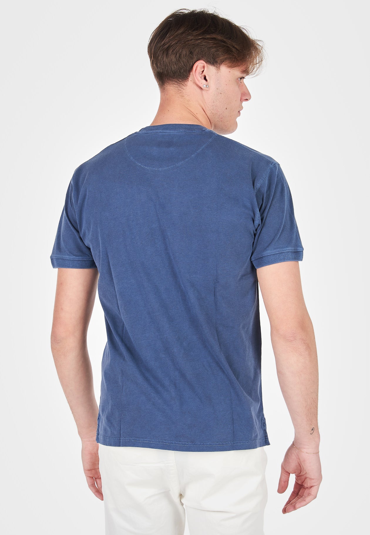 T-Shirt New Dey Girocollo Tinto Capo Con Logo