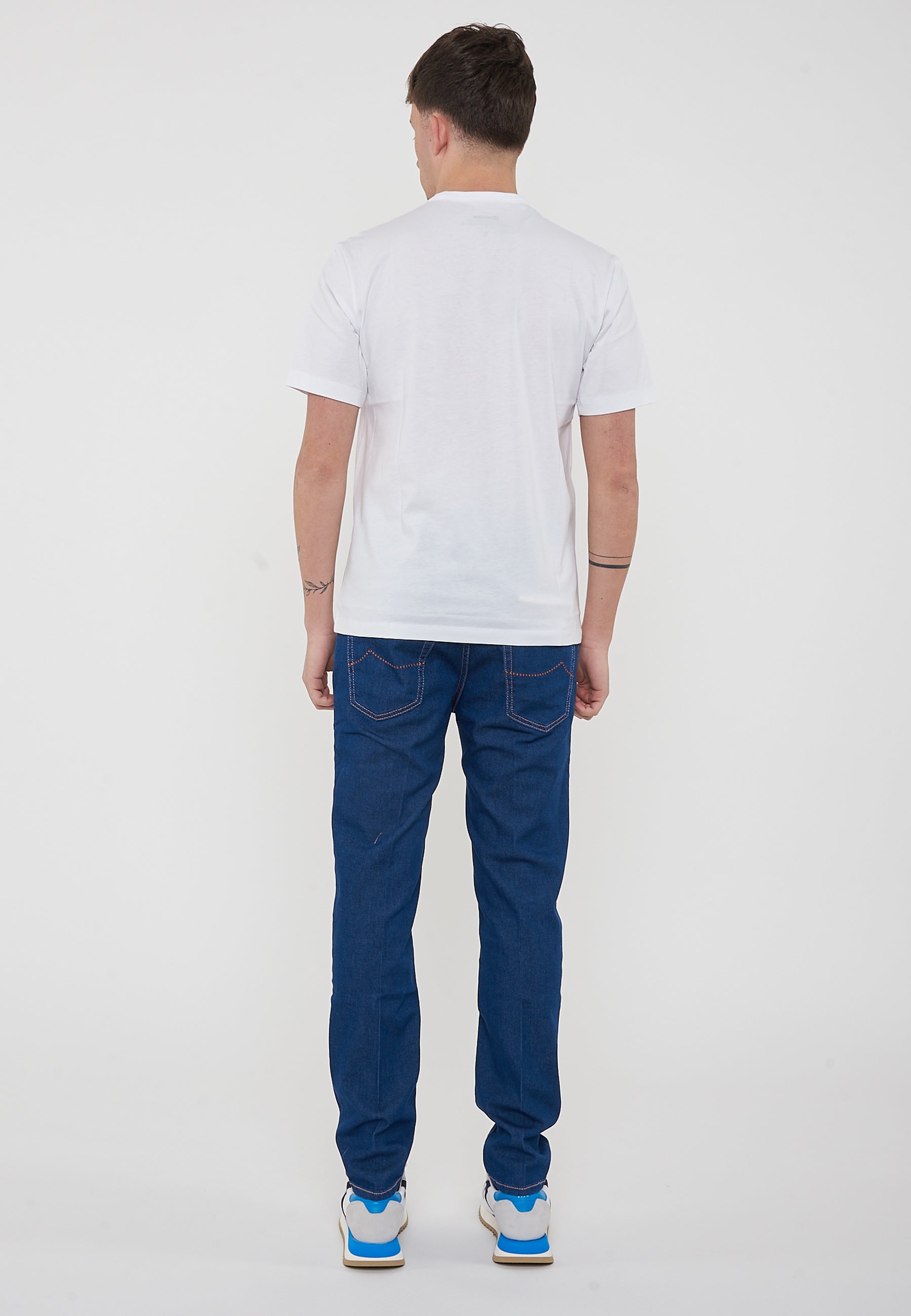 T-Shirt Gommata 3D Favre Bianco Ottico