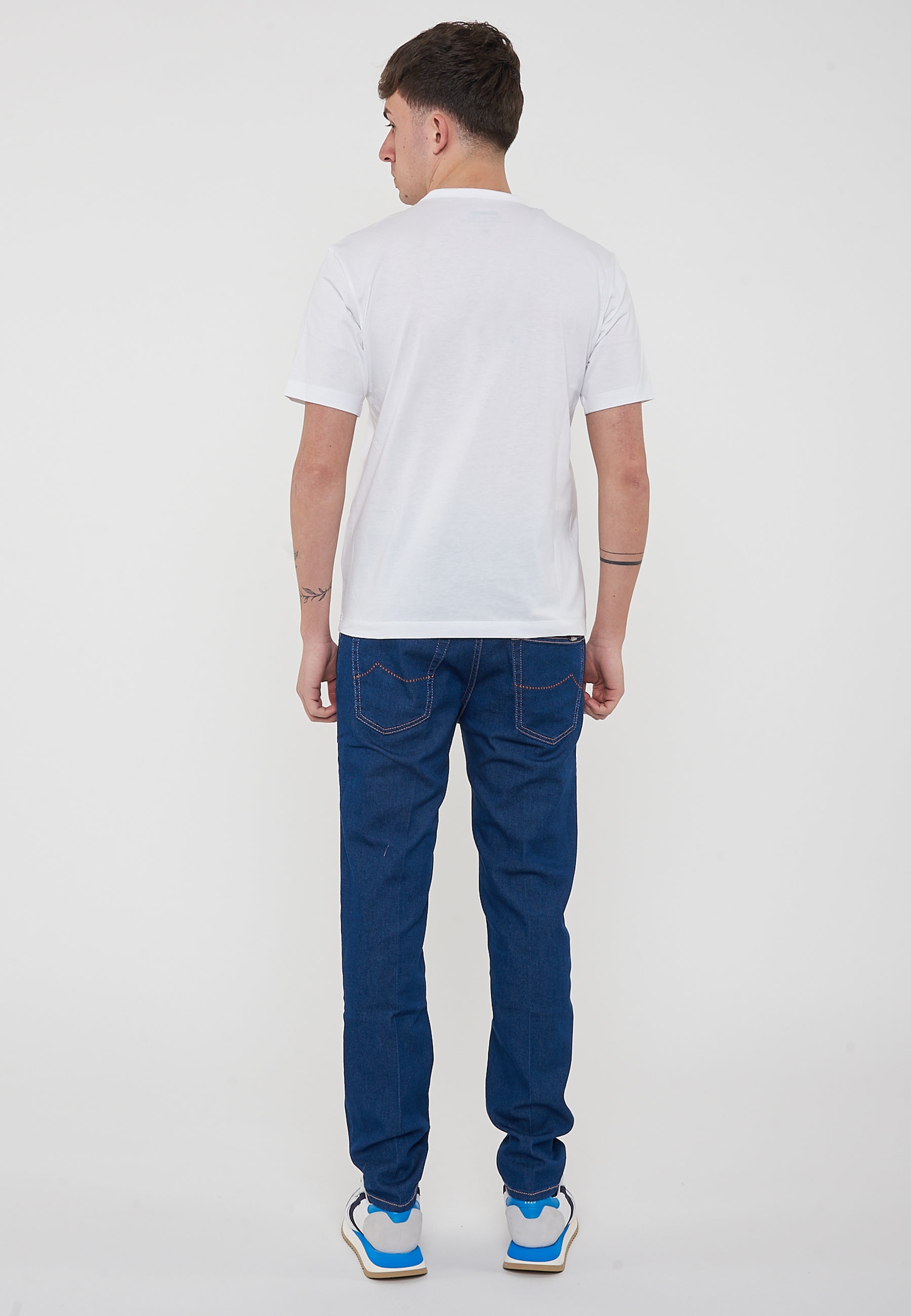 T-Shirt Scudo Grande Hallet Bianco Ottico