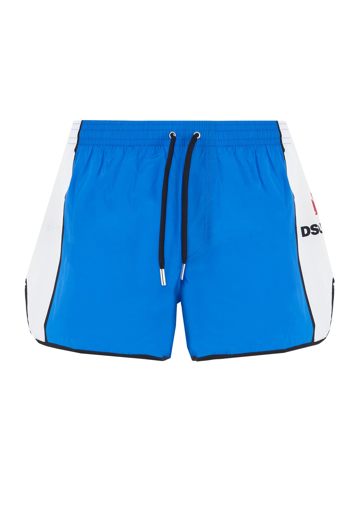 Dsquared2 Boxeur Colour-Block Midi Swim Boxer Blue/White