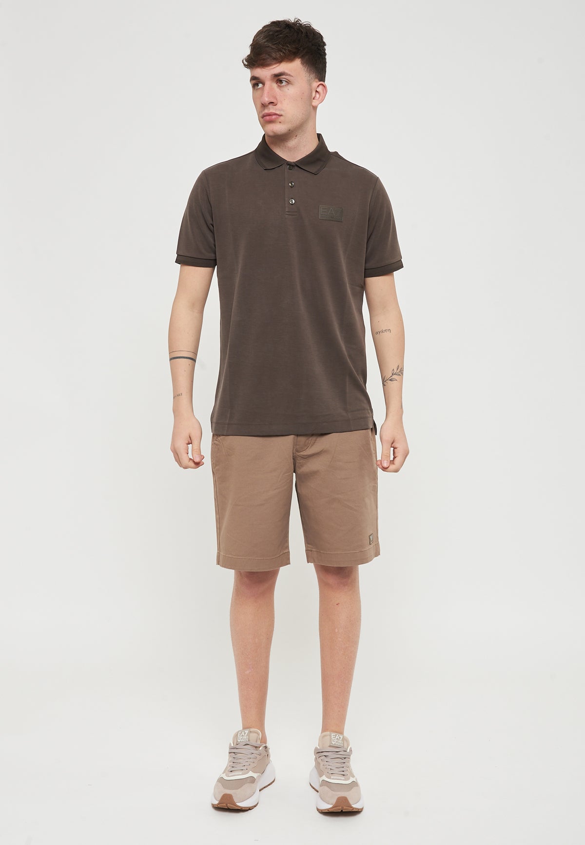 Lux Identity Modal-Blend Polo Shirt Turkish Coffee
