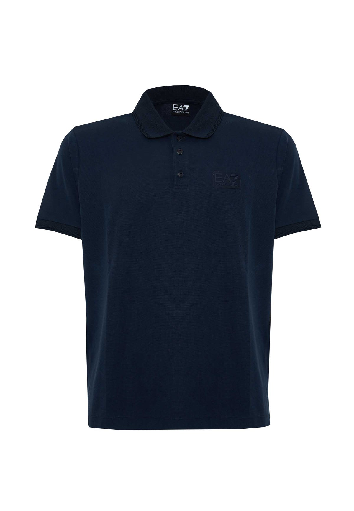 Lux Identity Modal-Blend Polo Shirt Blue