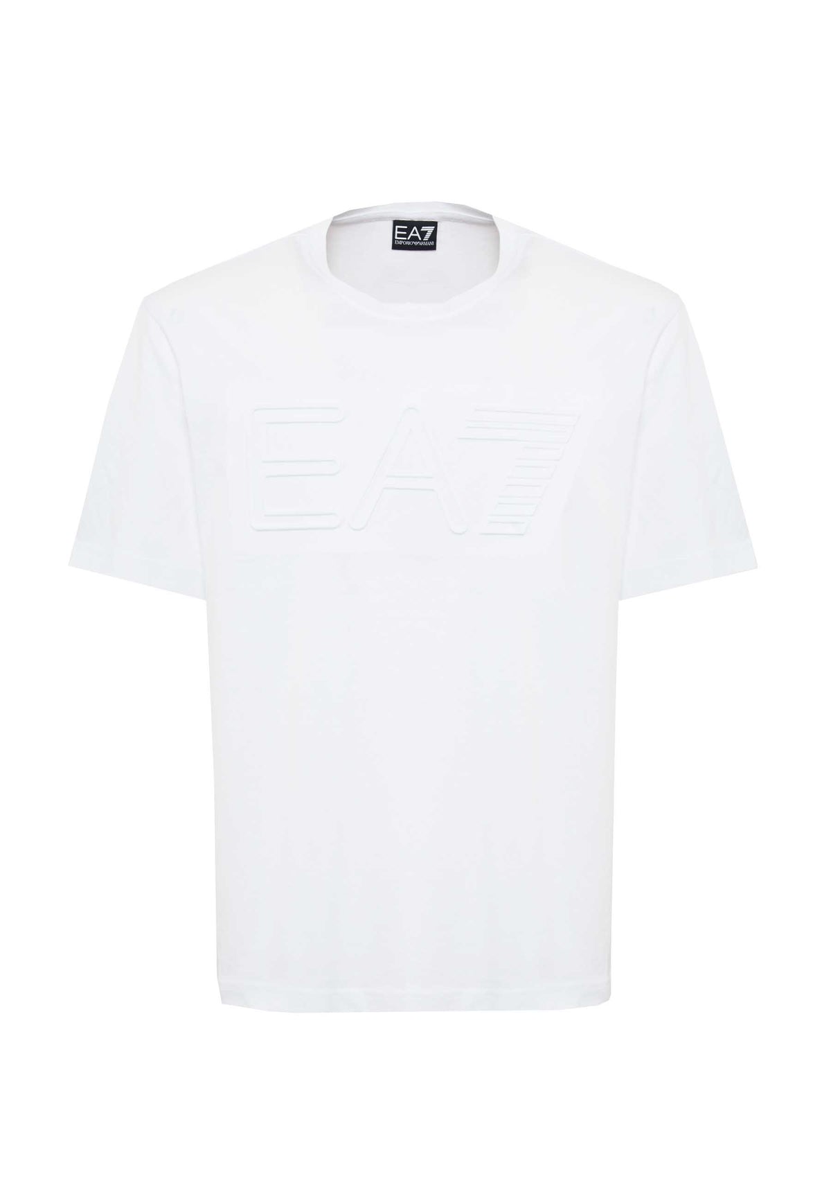 T-Shirt Logo Series A Maniche Corte In Jersey Di Cotone Organico White