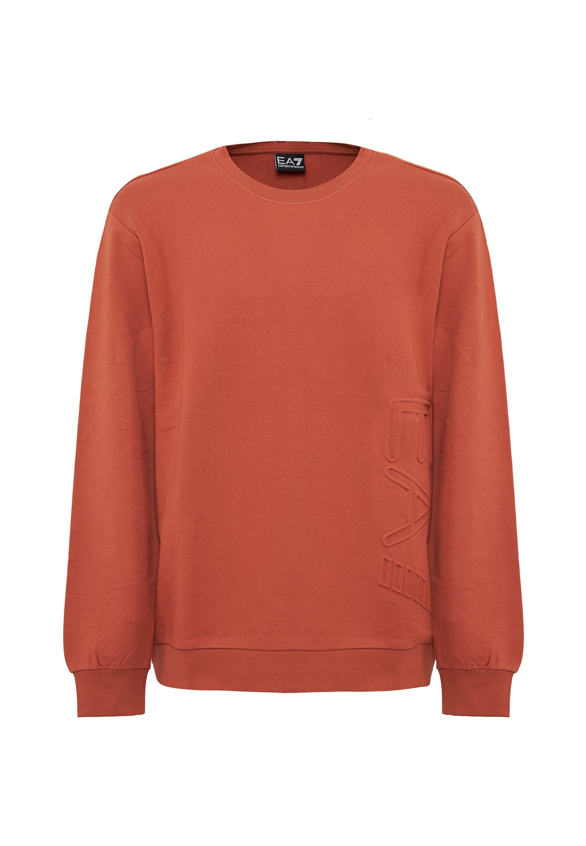 Felpa Girocollo In Cotone Organico Ginger Spice